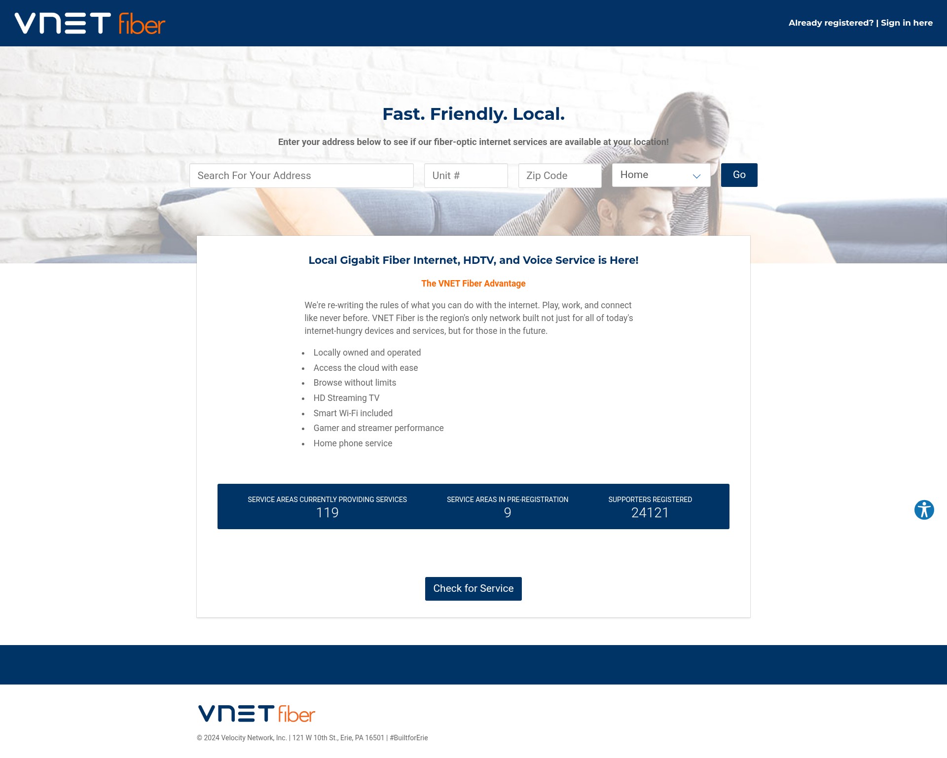 Landing Page