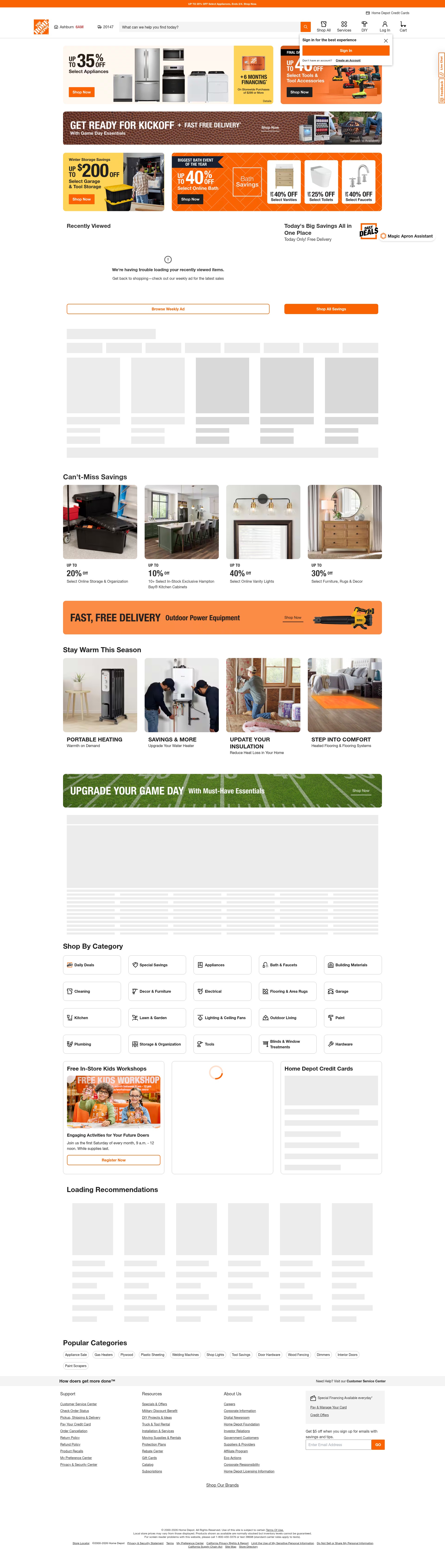 Landing Page