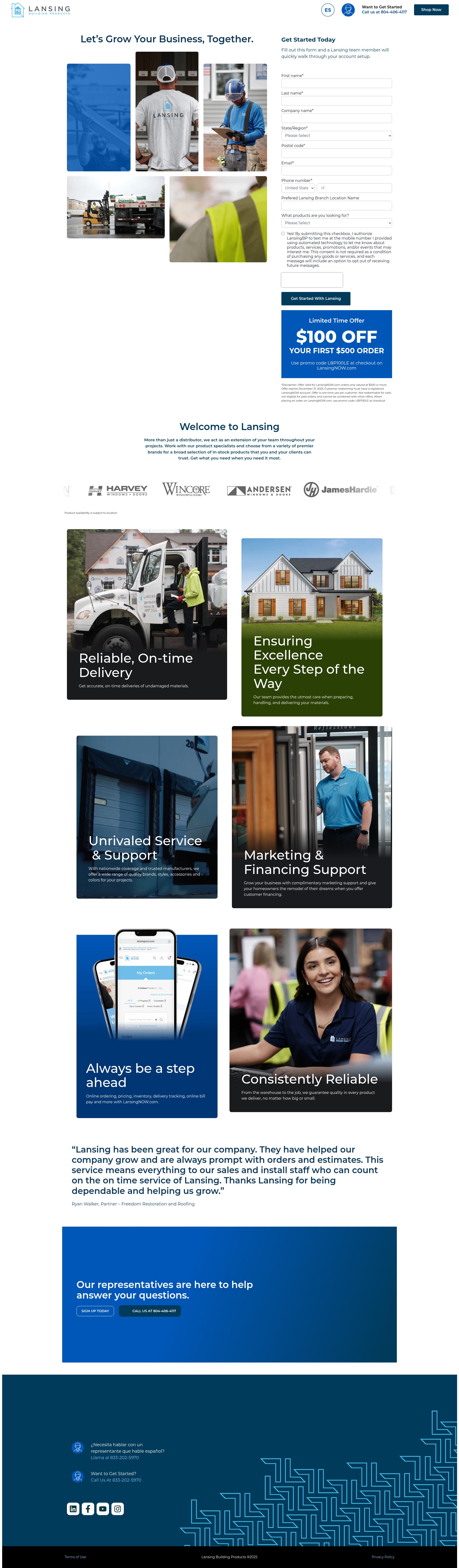 Landing Page