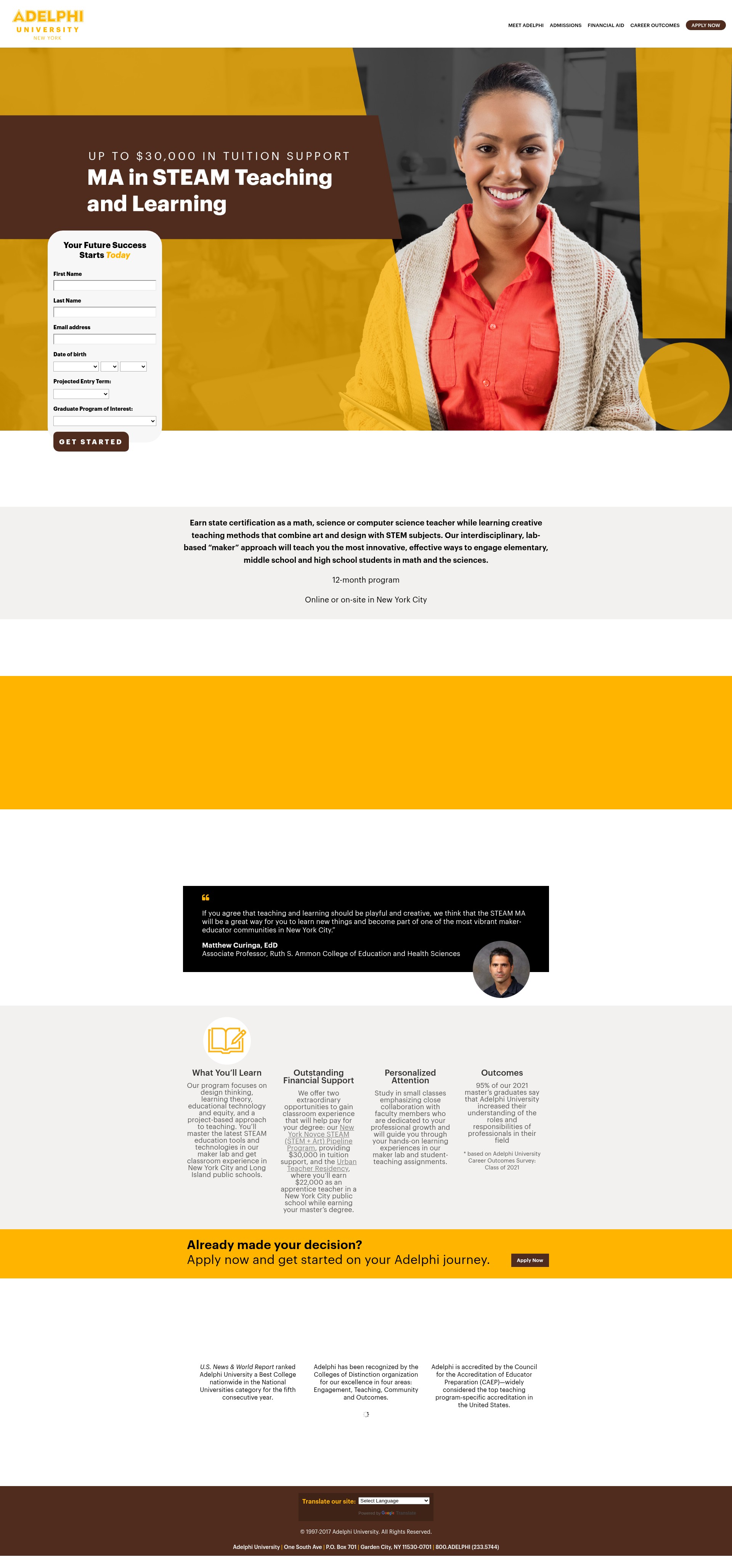 Landing Page