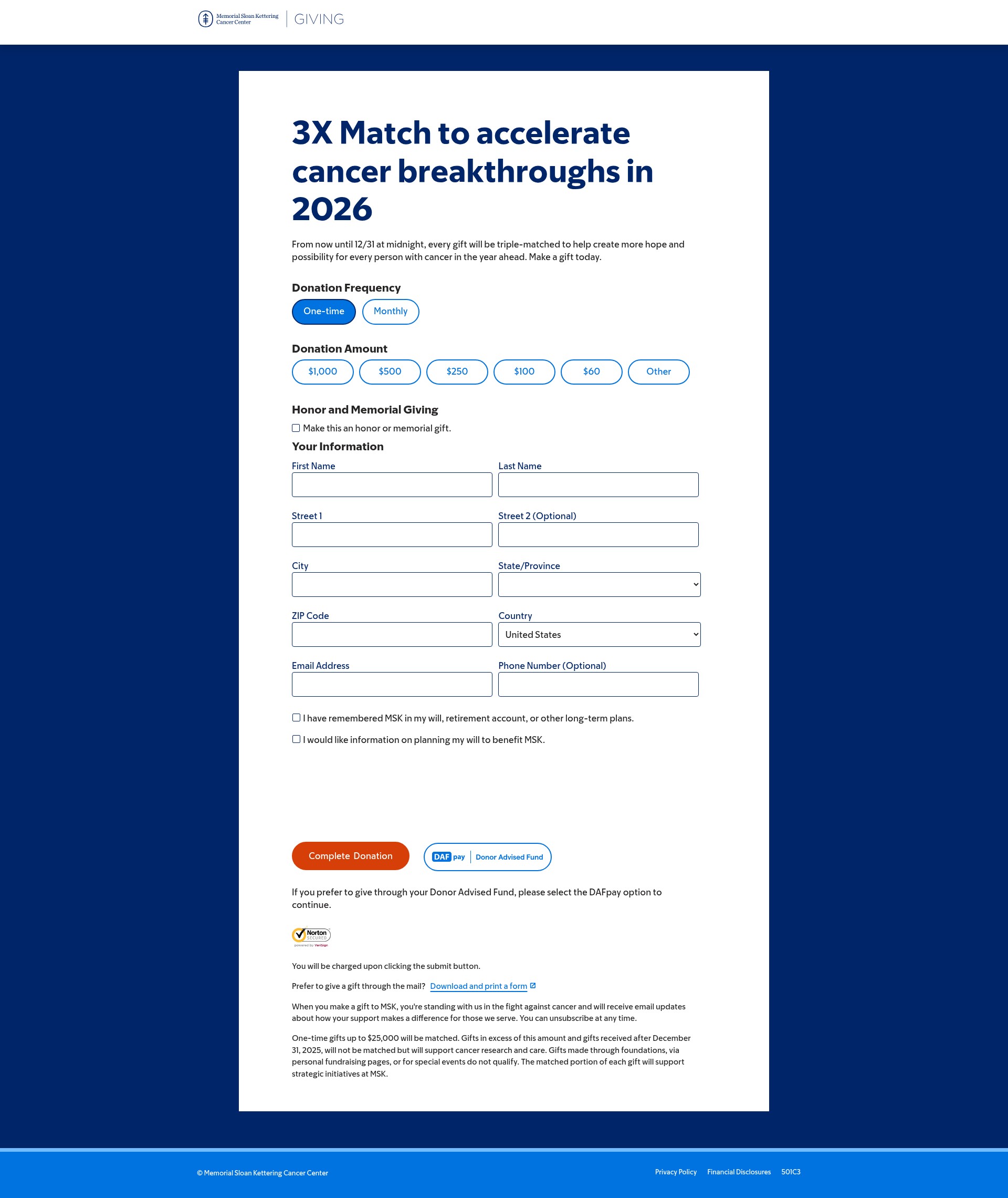 Landing Page