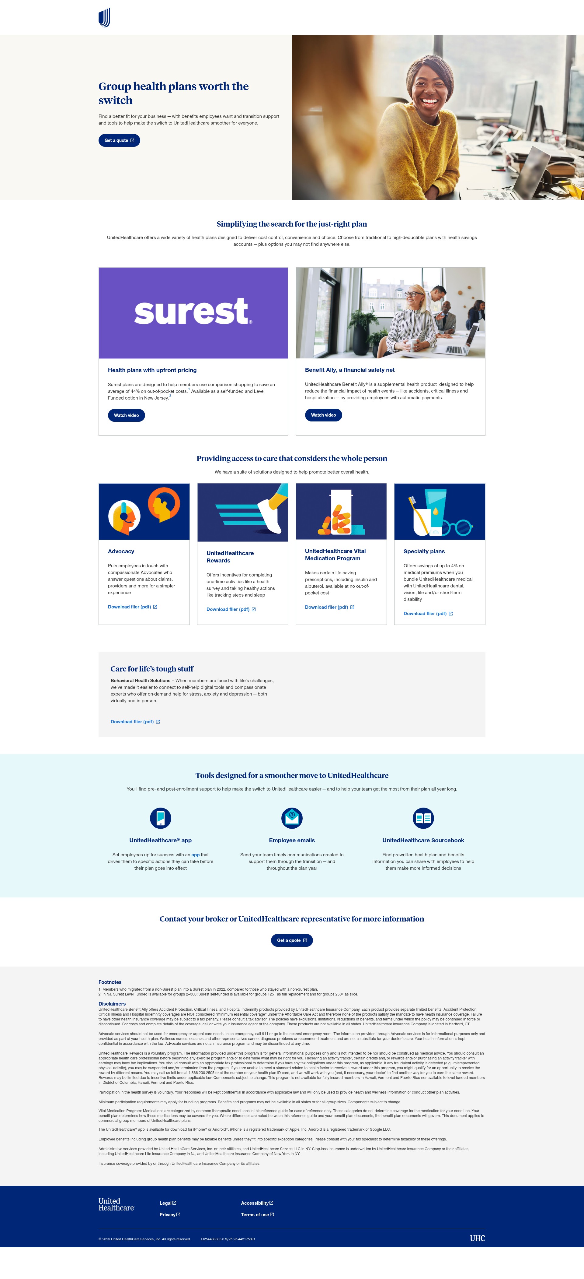 Landing Page
