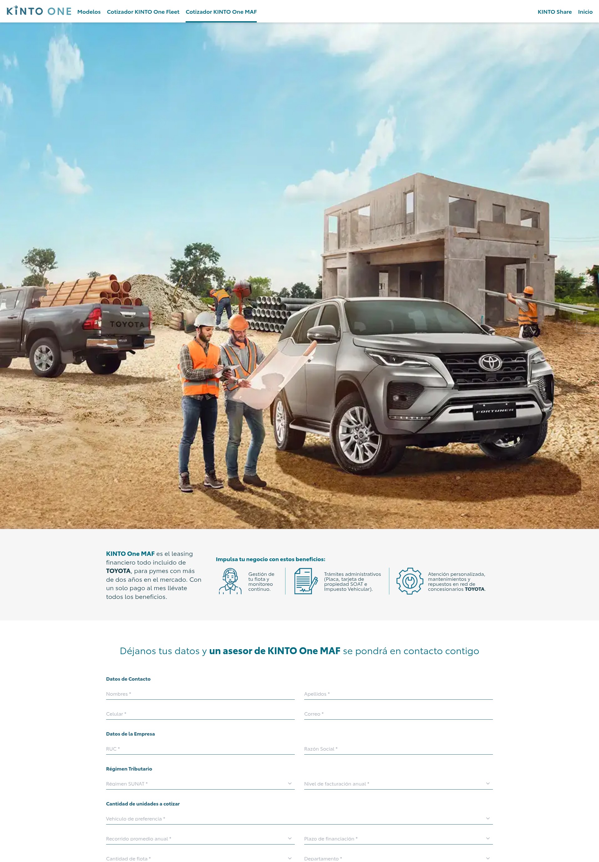 Landing Page