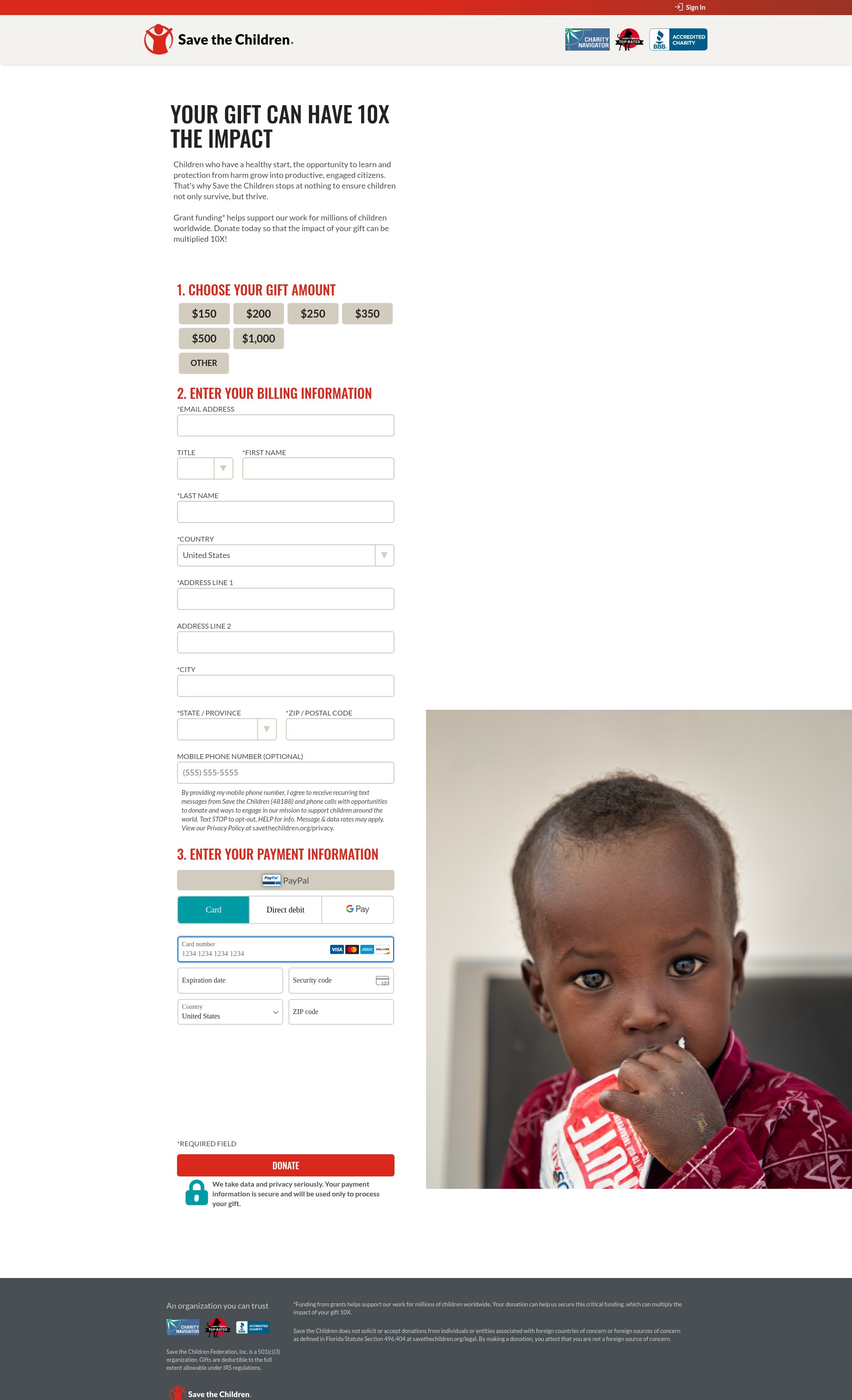 Landing Page
