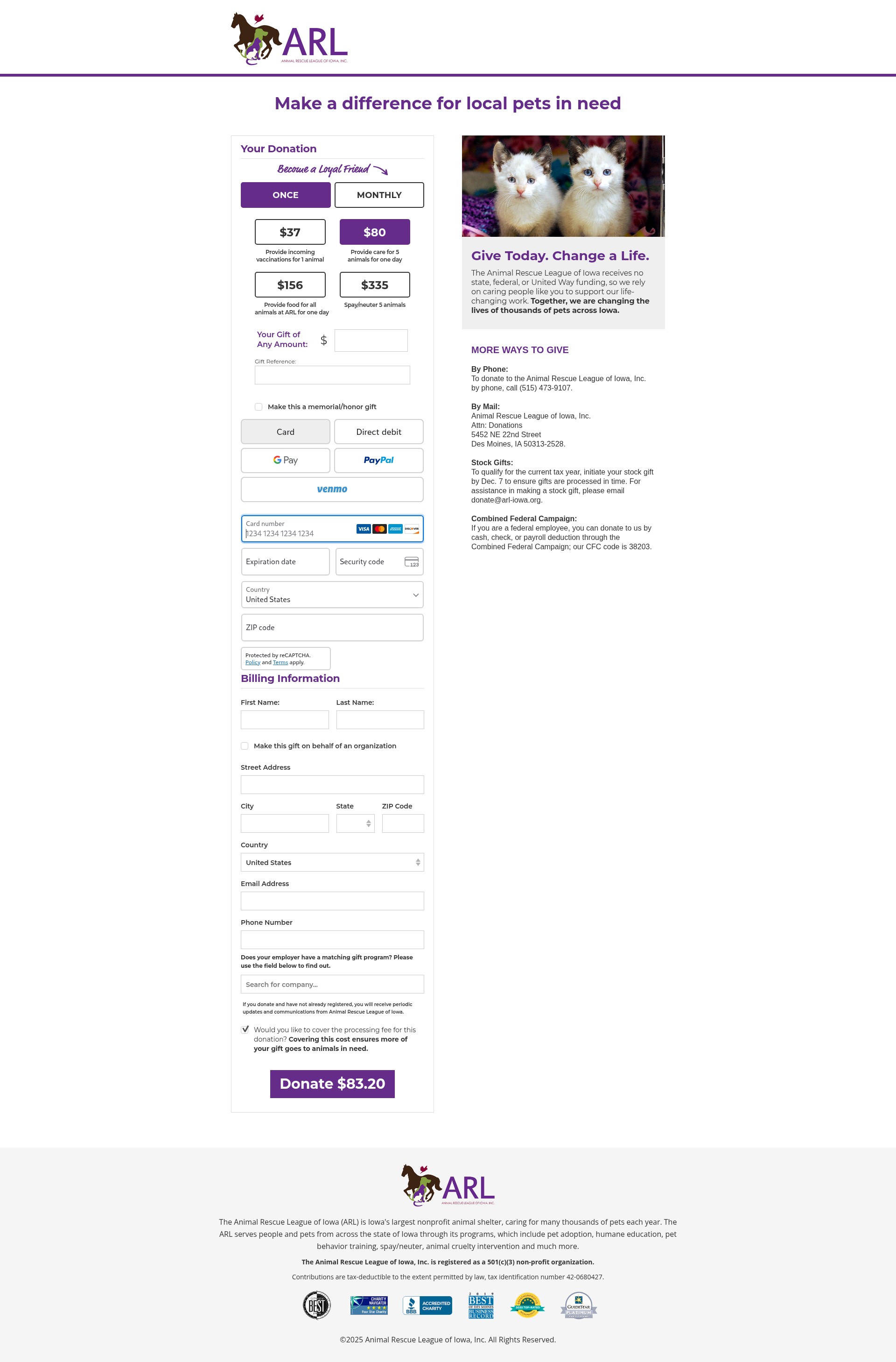 Landing Page