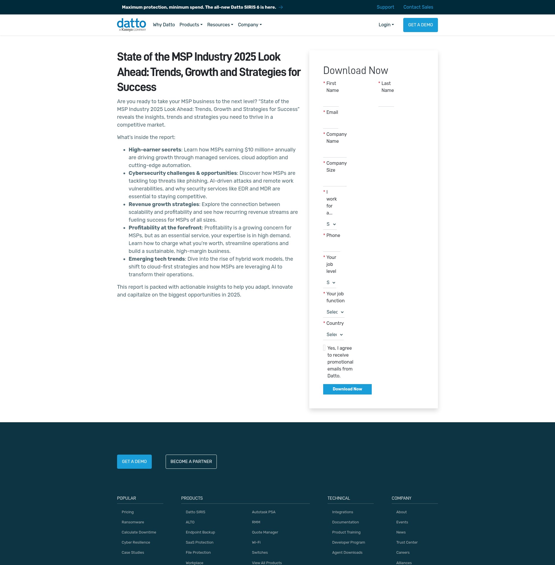 Landing Page