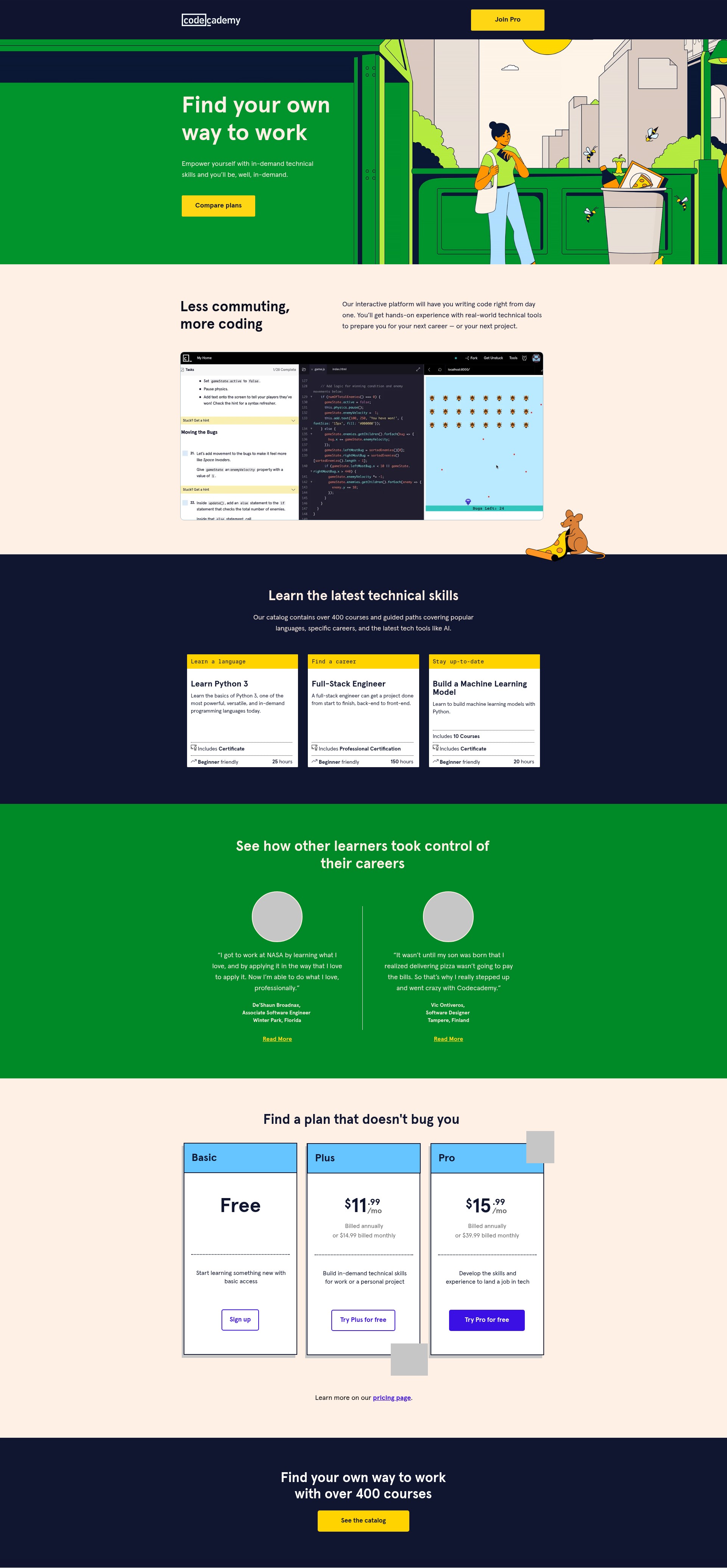 Landing Page