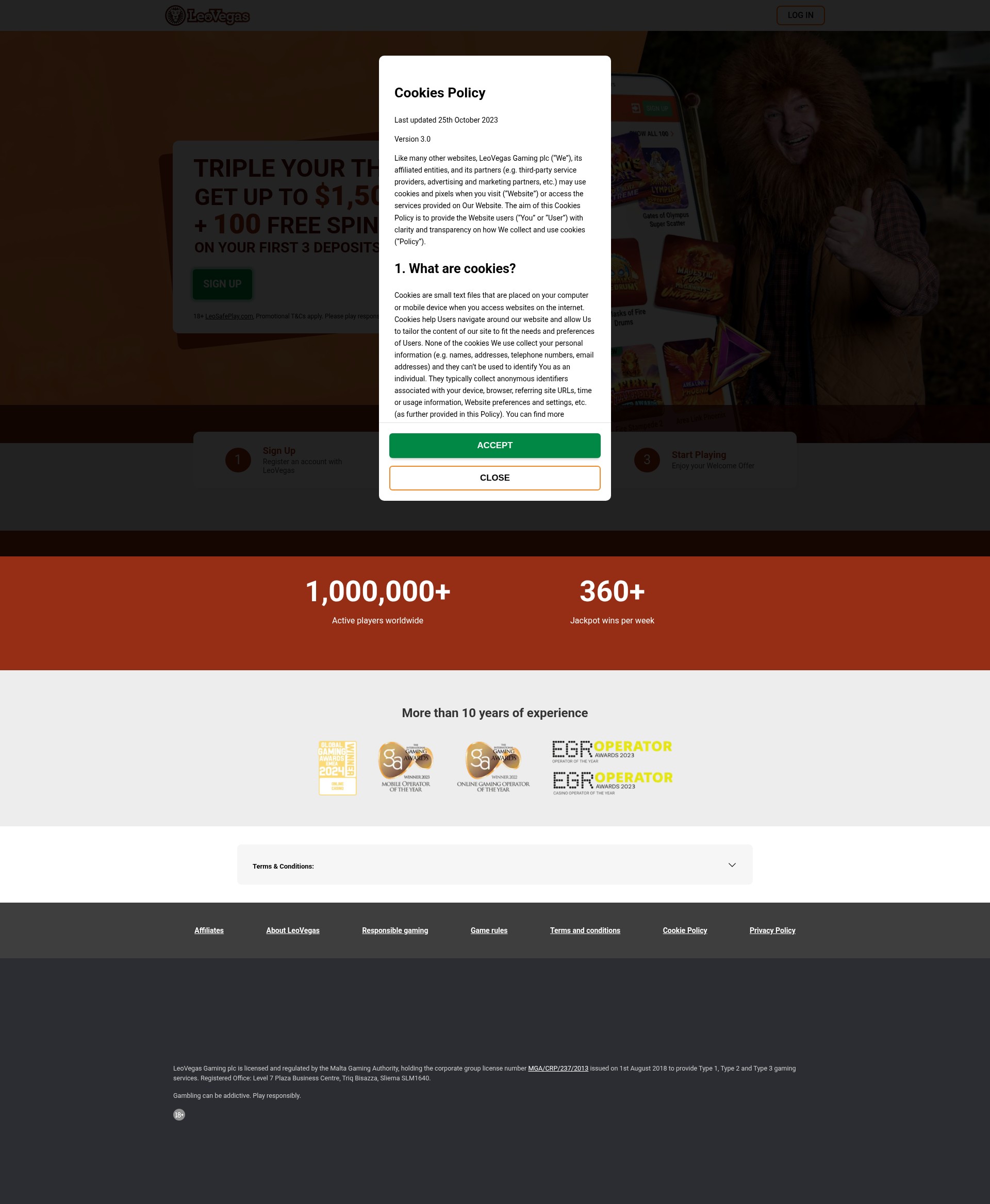 Landing Page