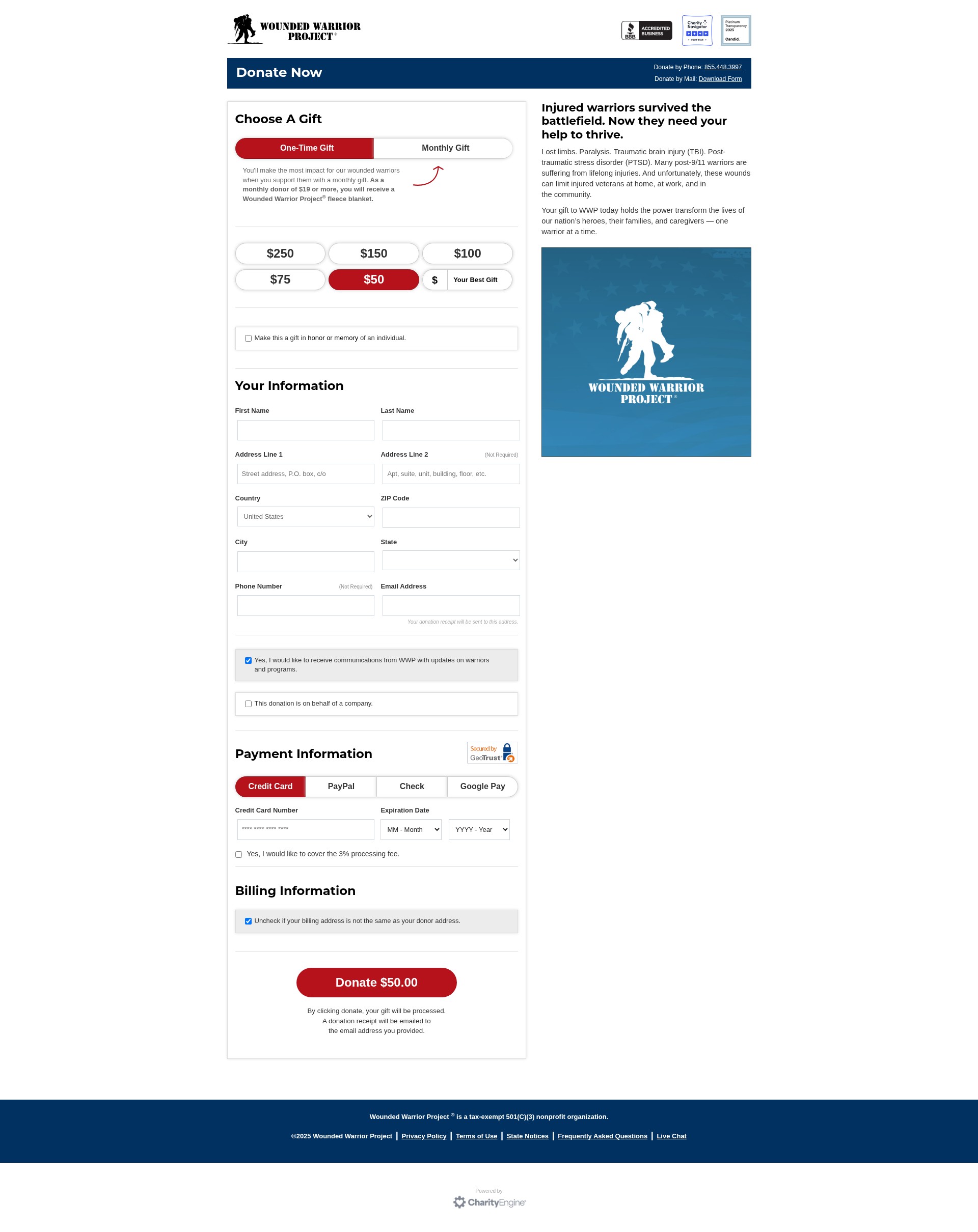Landing Page