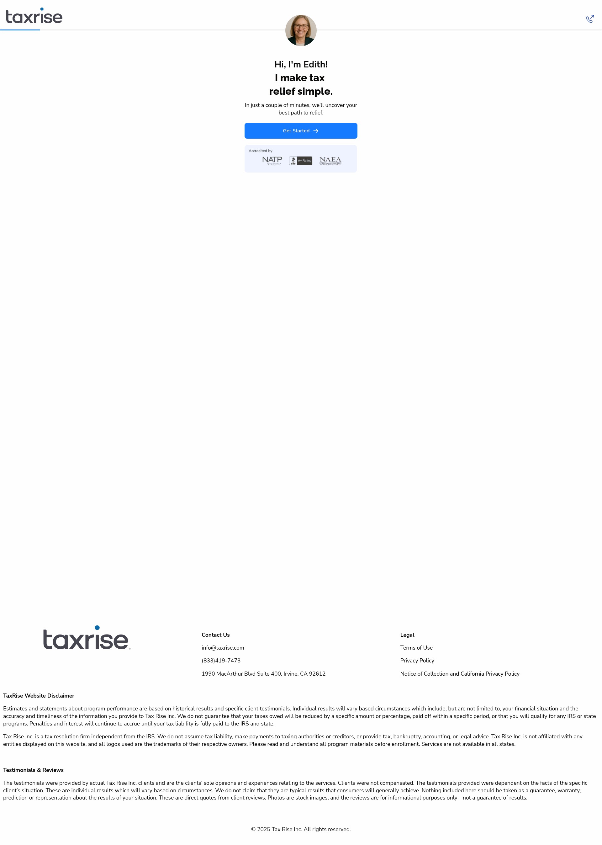 Landing Page