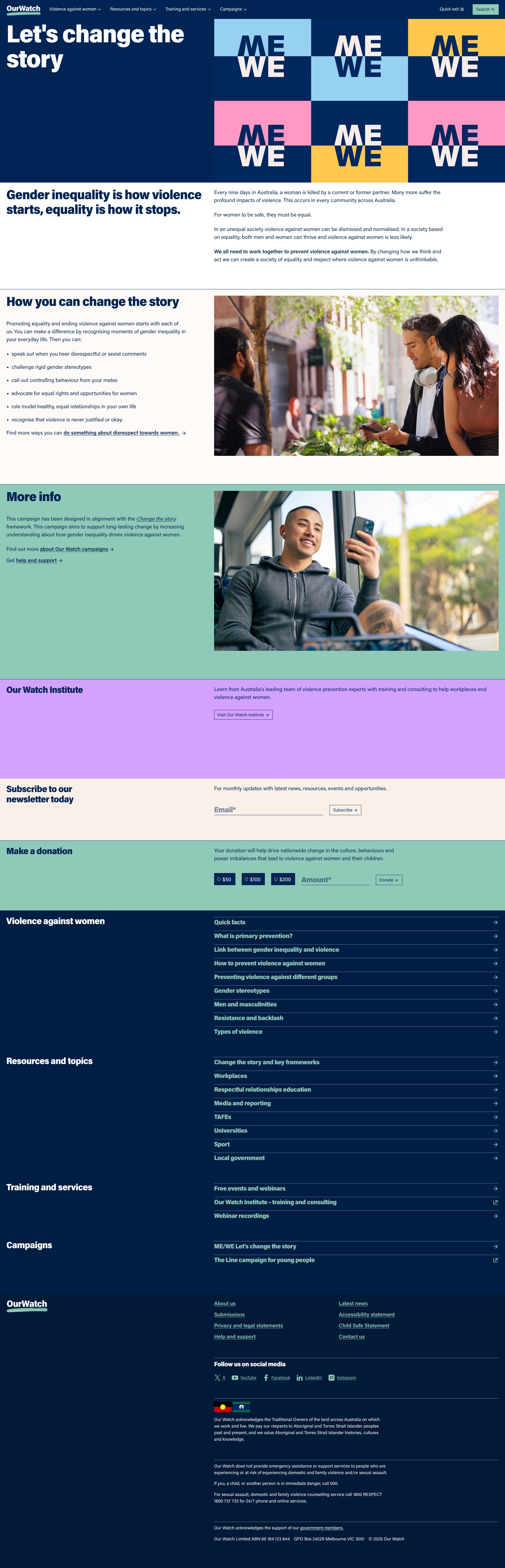 Landing Page