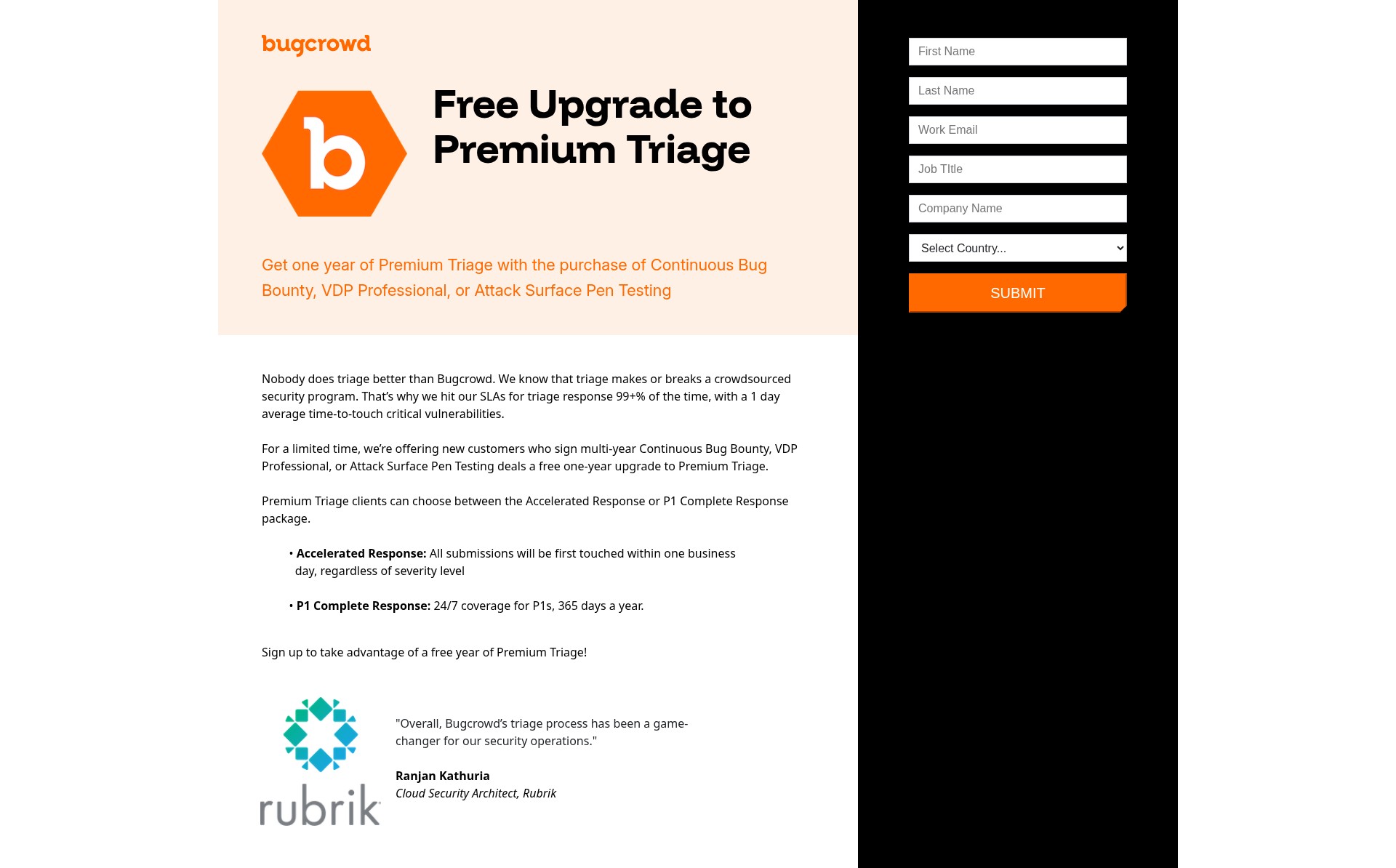 Landing Page