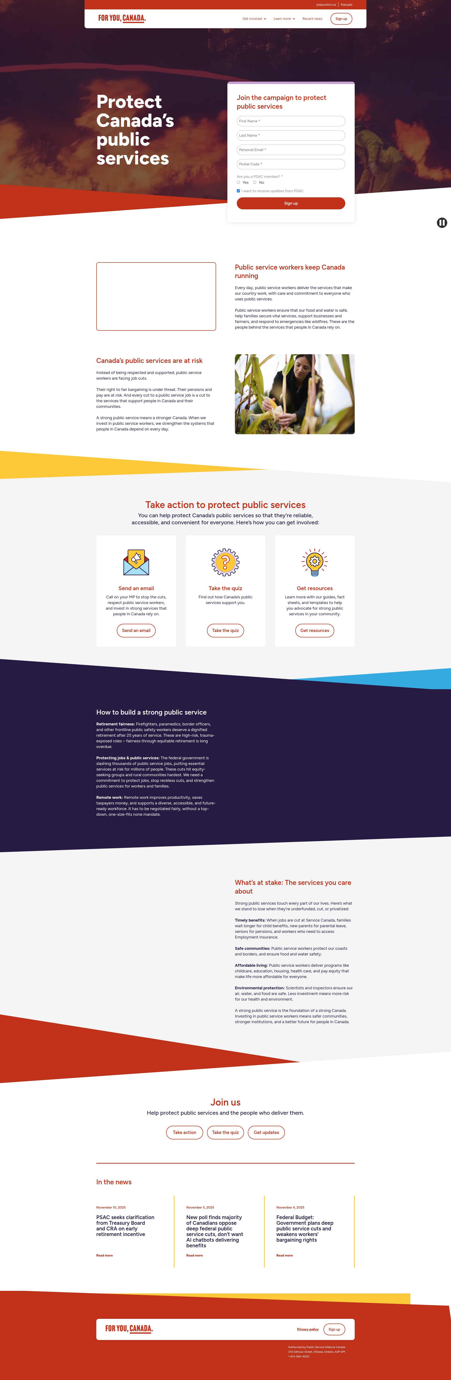 Landing Page