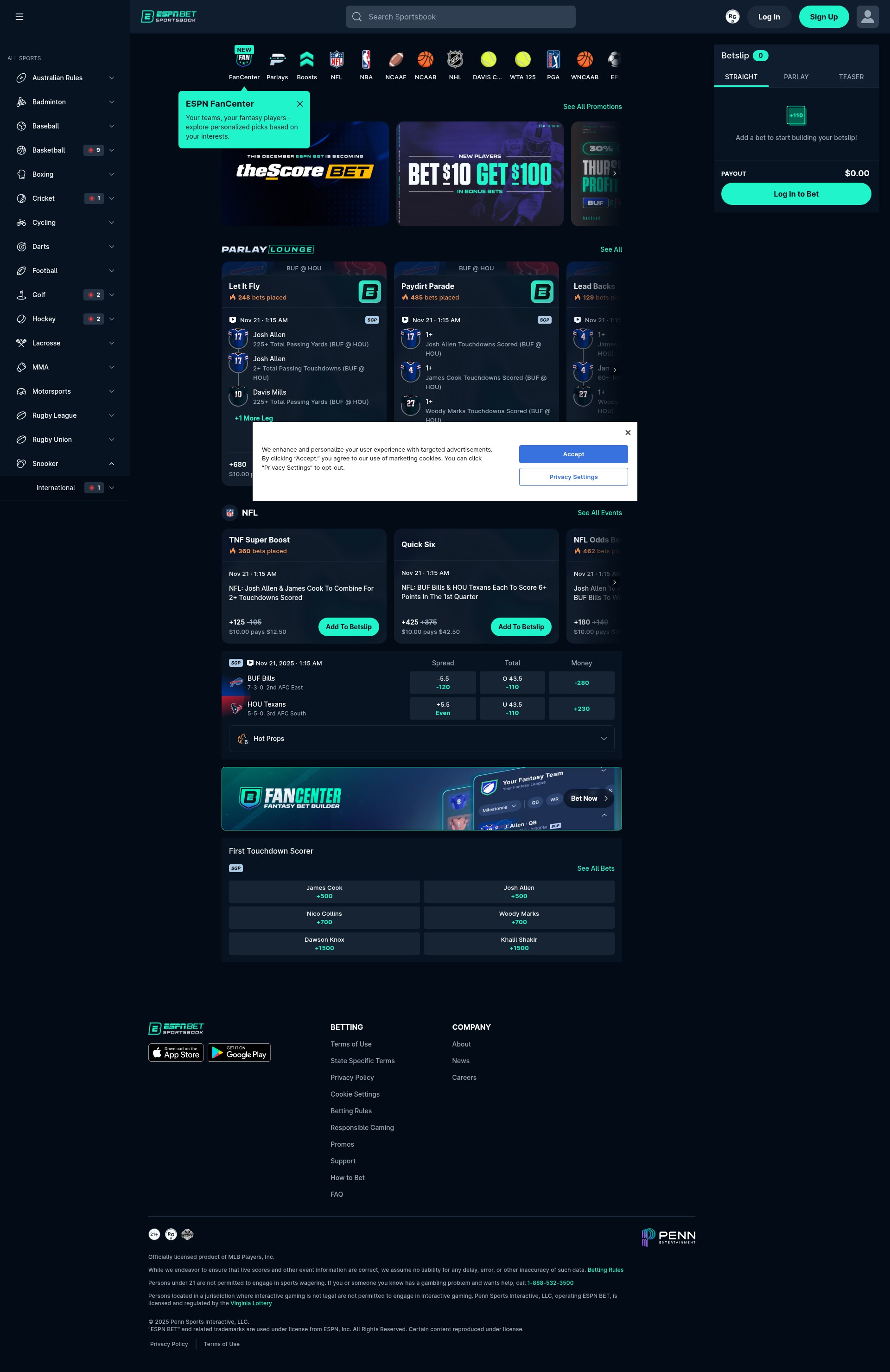 Landing Page