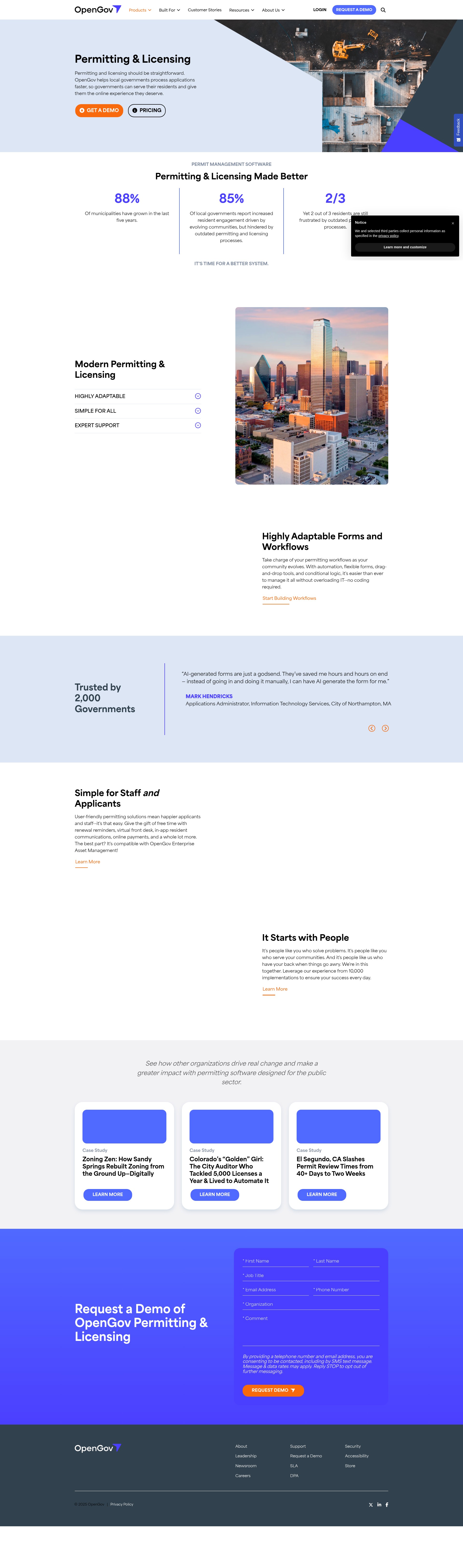 Landing Page