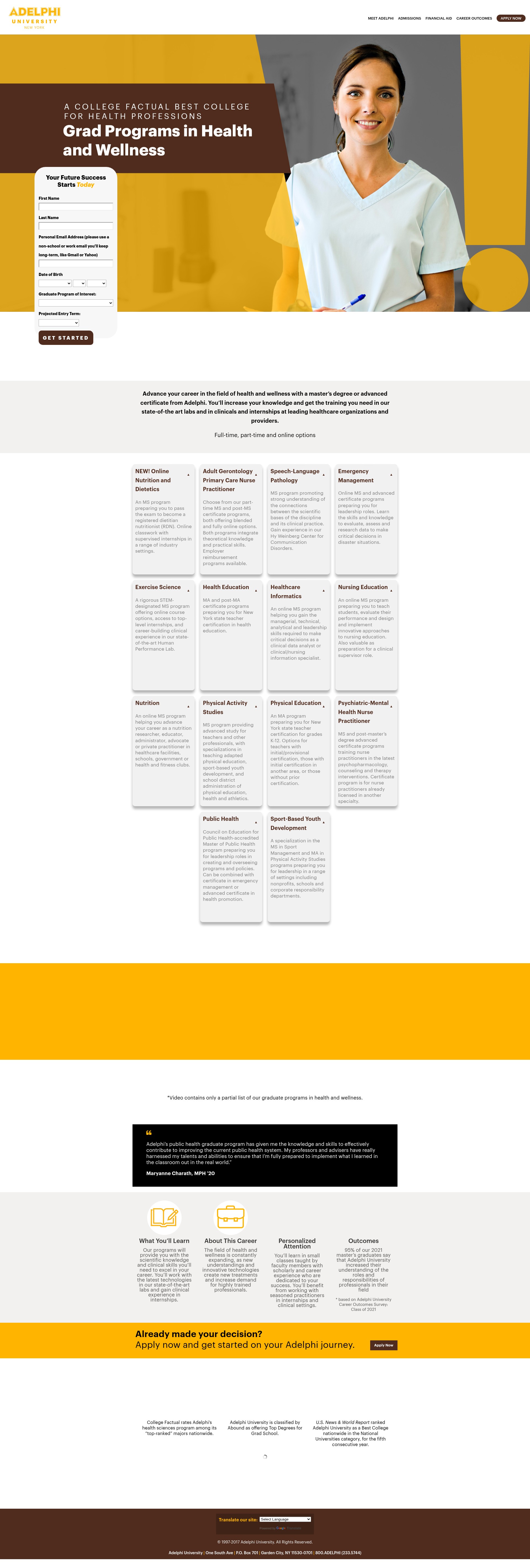 Landing Page