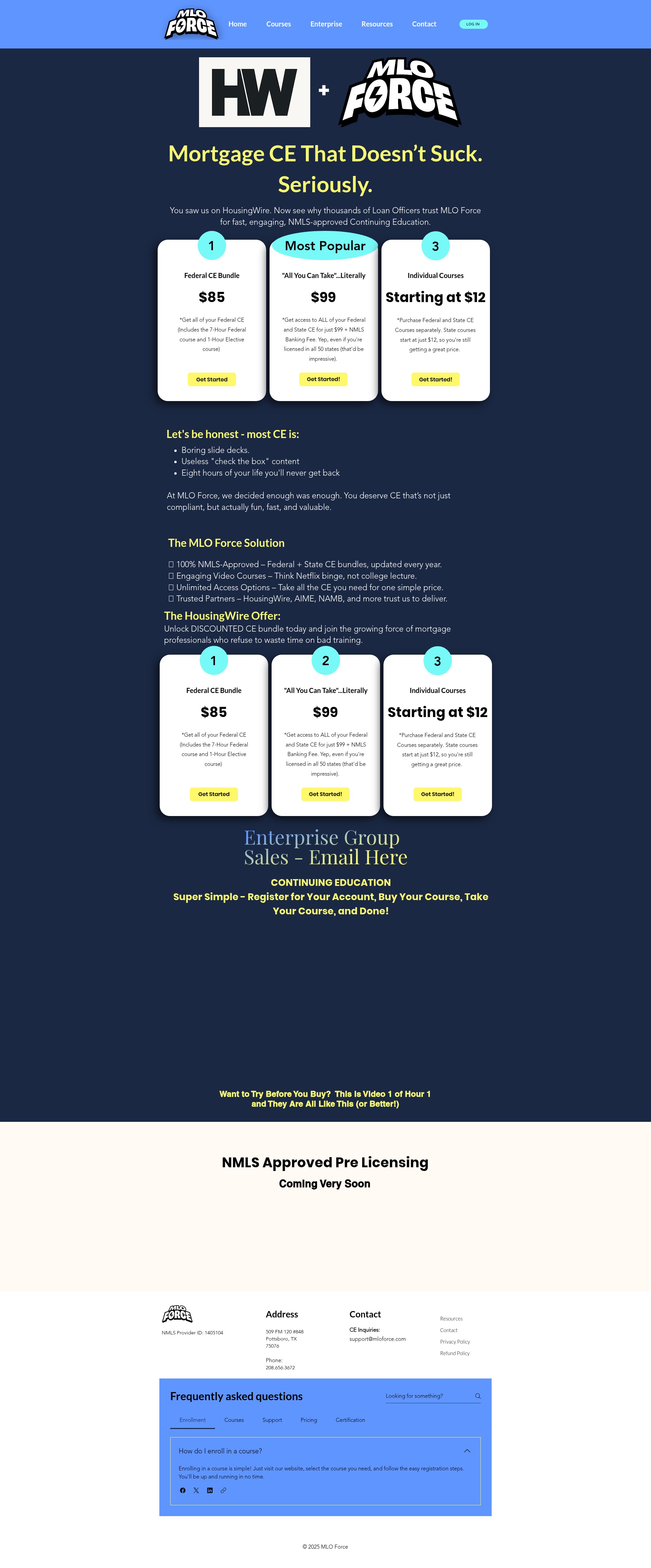 Landing Page