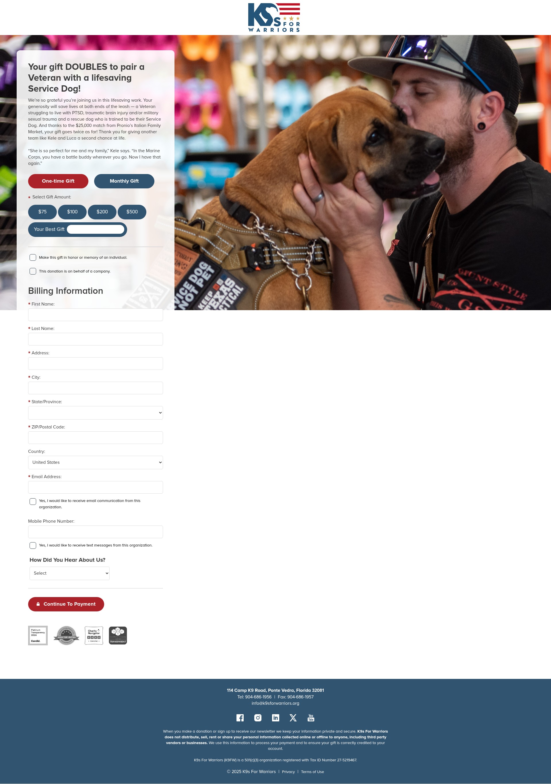 Landing Page