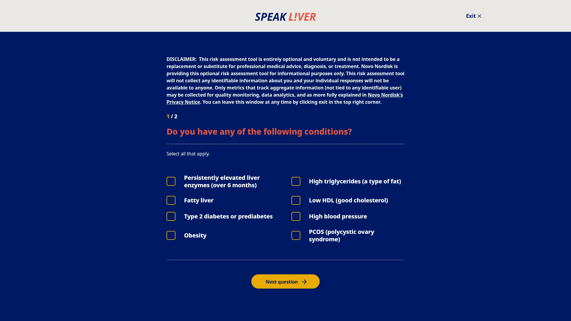 Landing Page