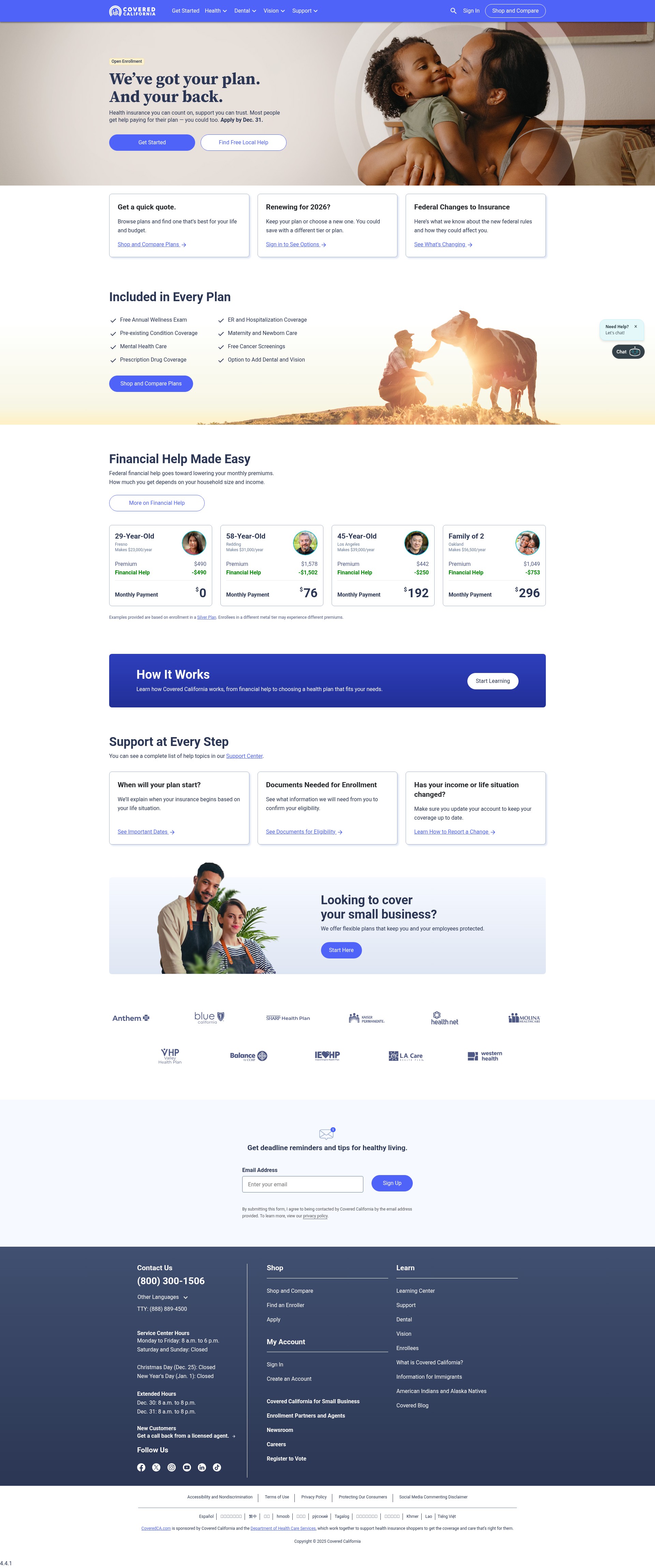 Landing Page