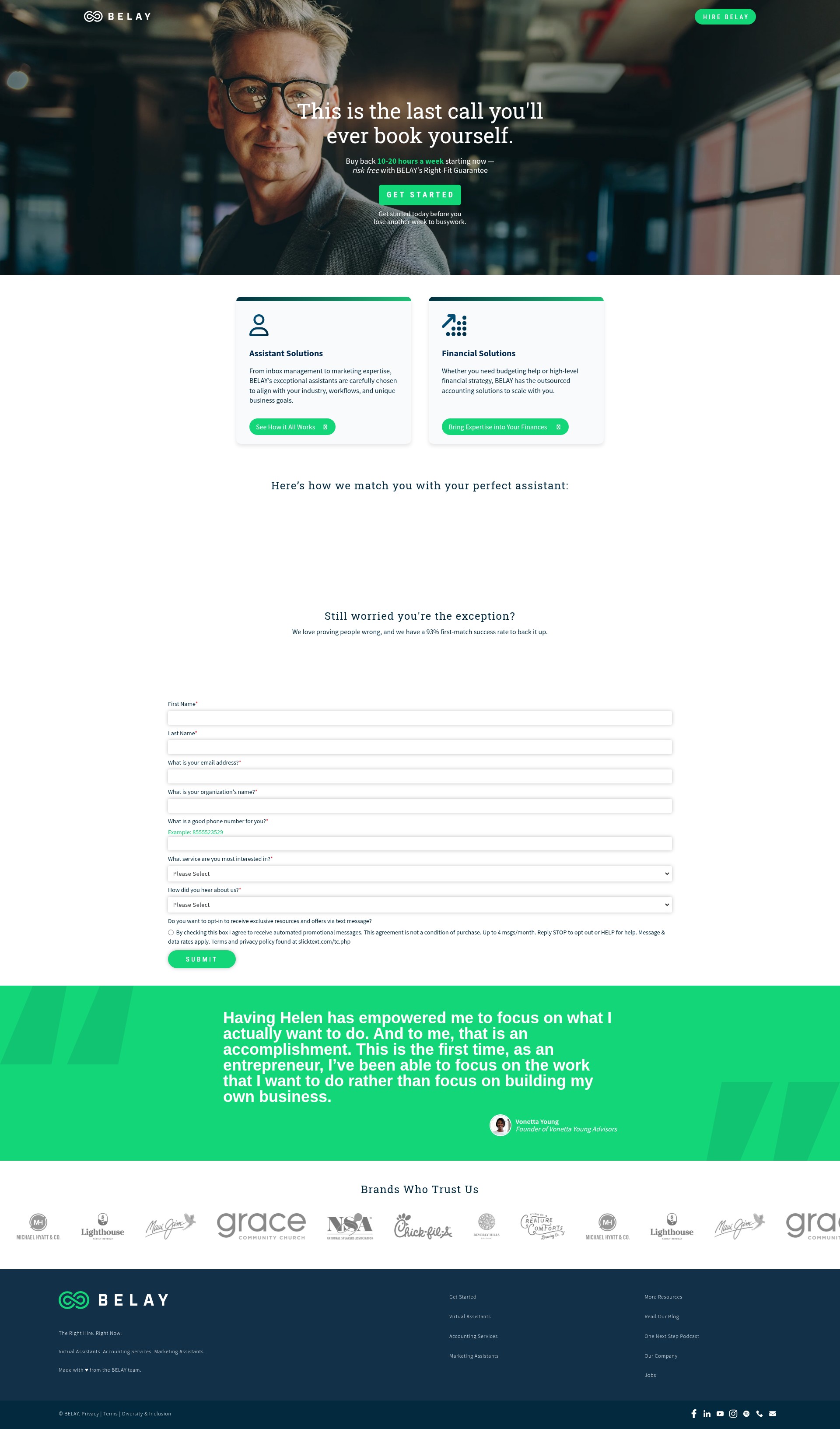 Landing Page