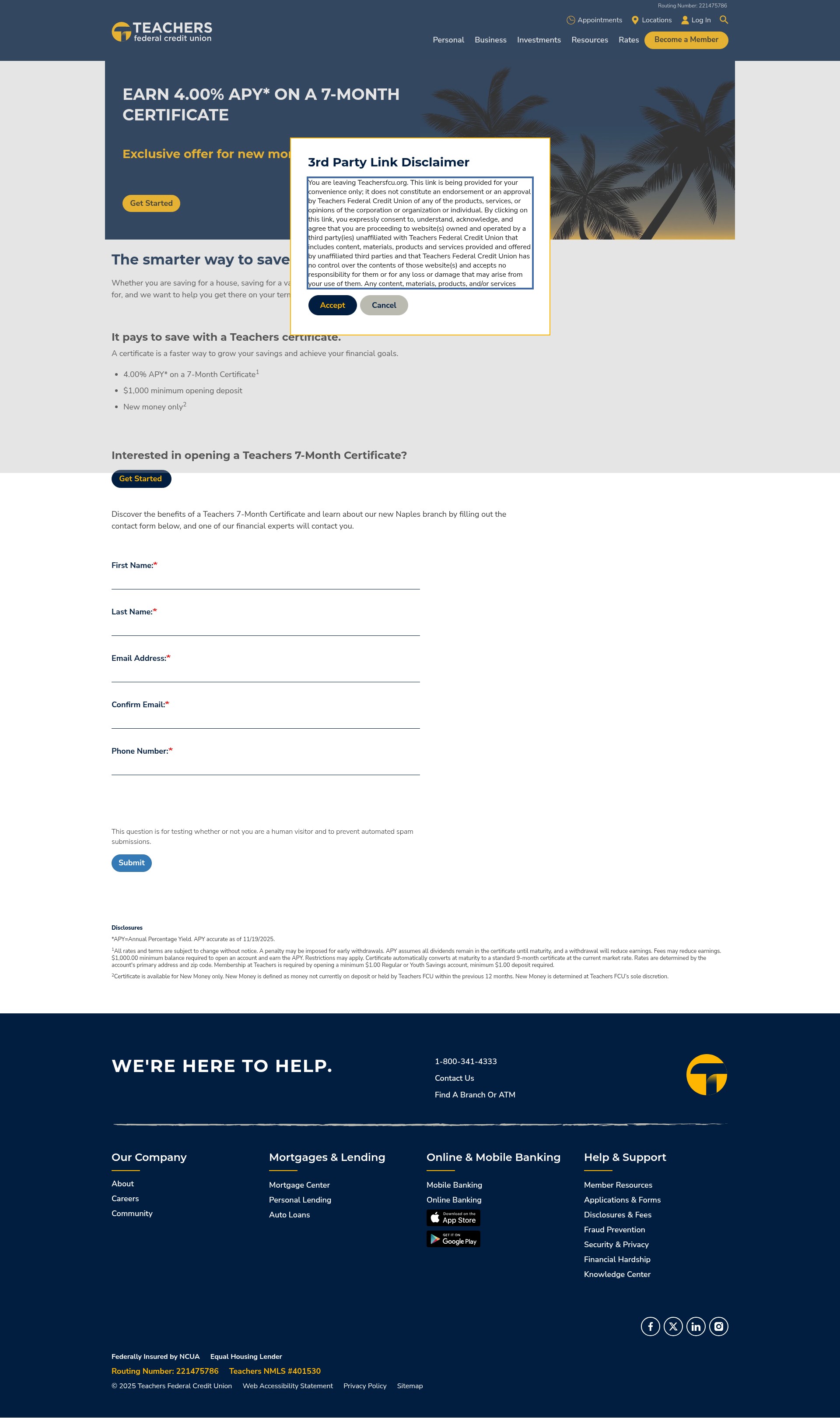 Landing Page