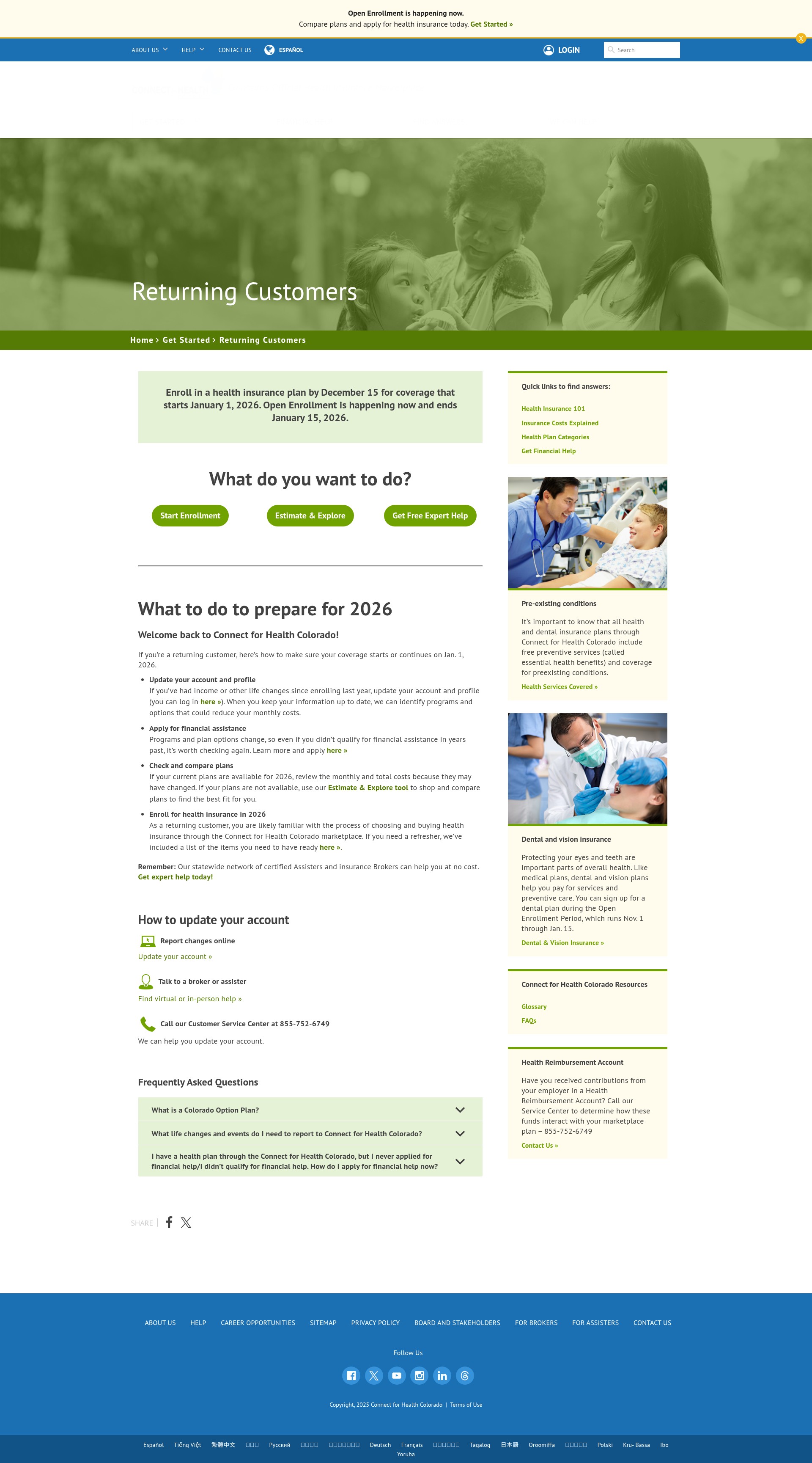 Landing Page