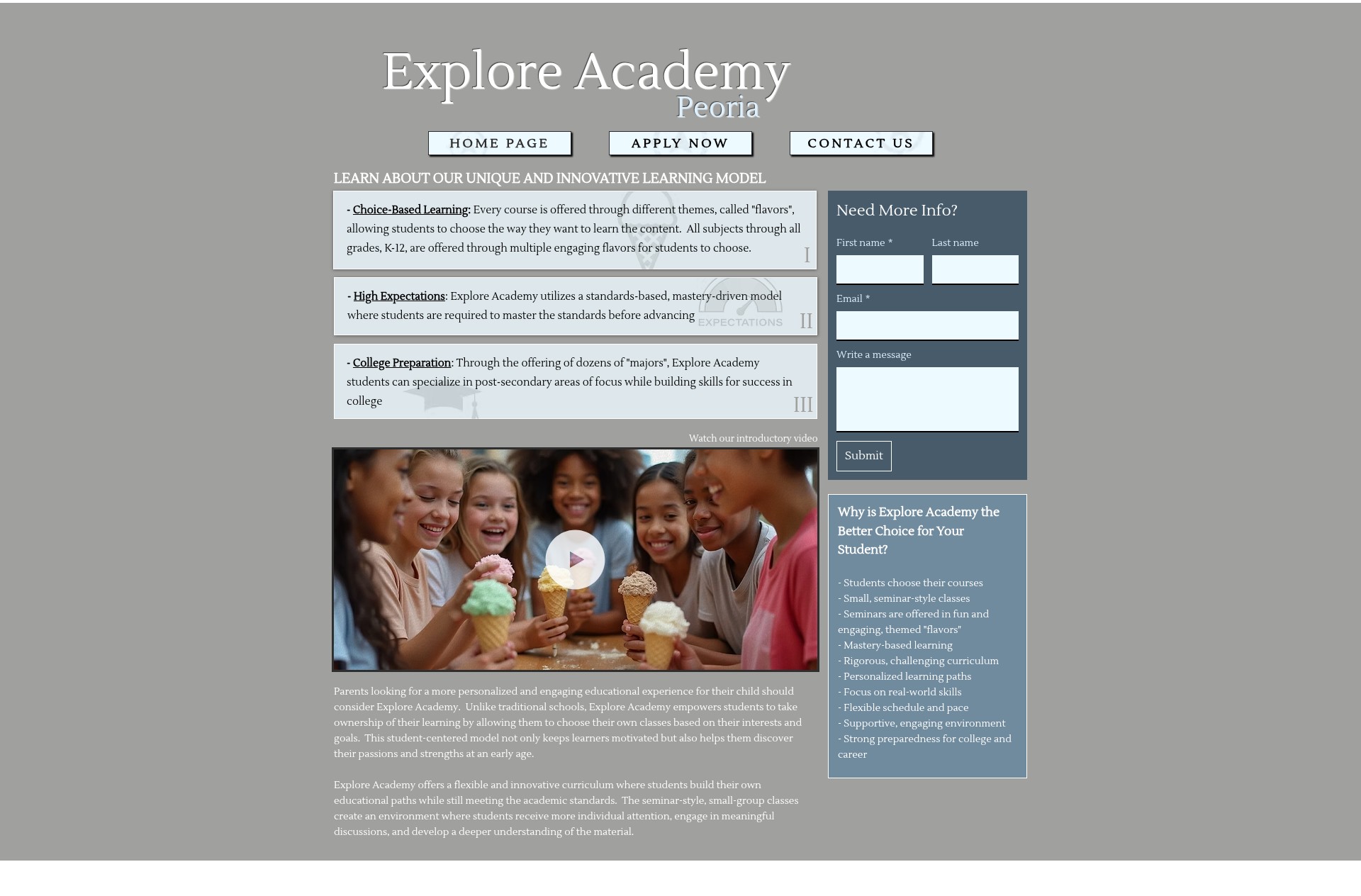 Landing Page