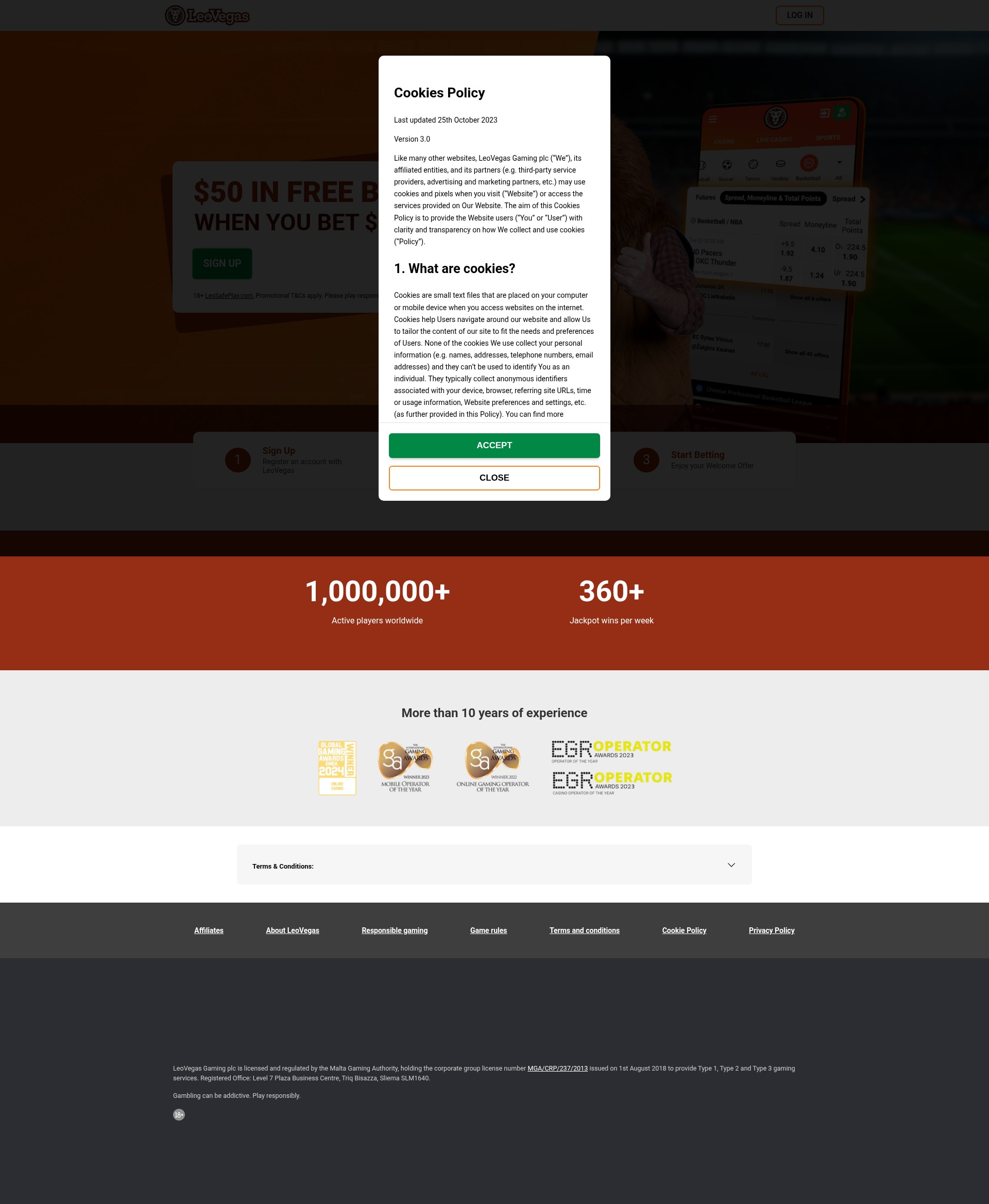Landing Page