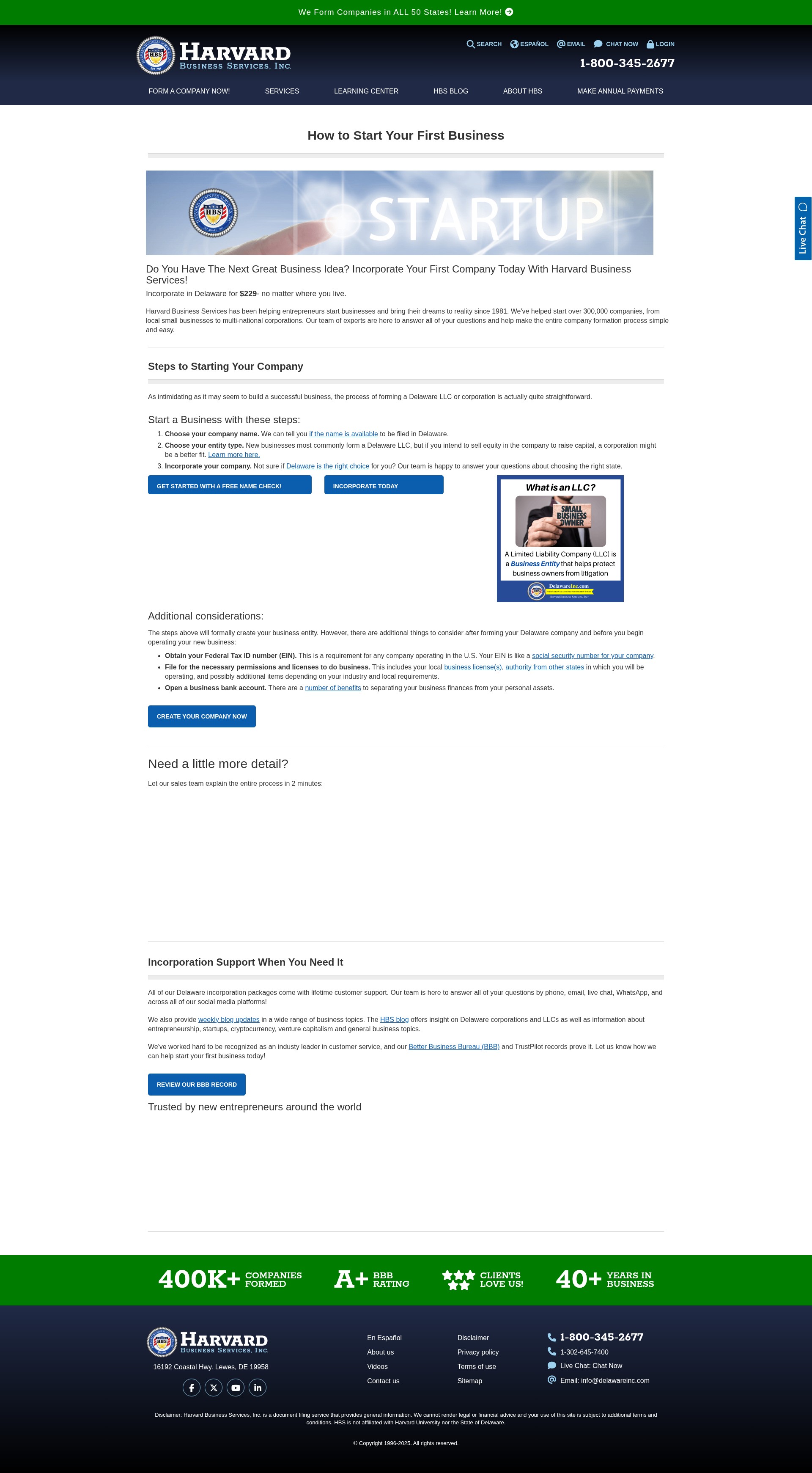 Landing Page