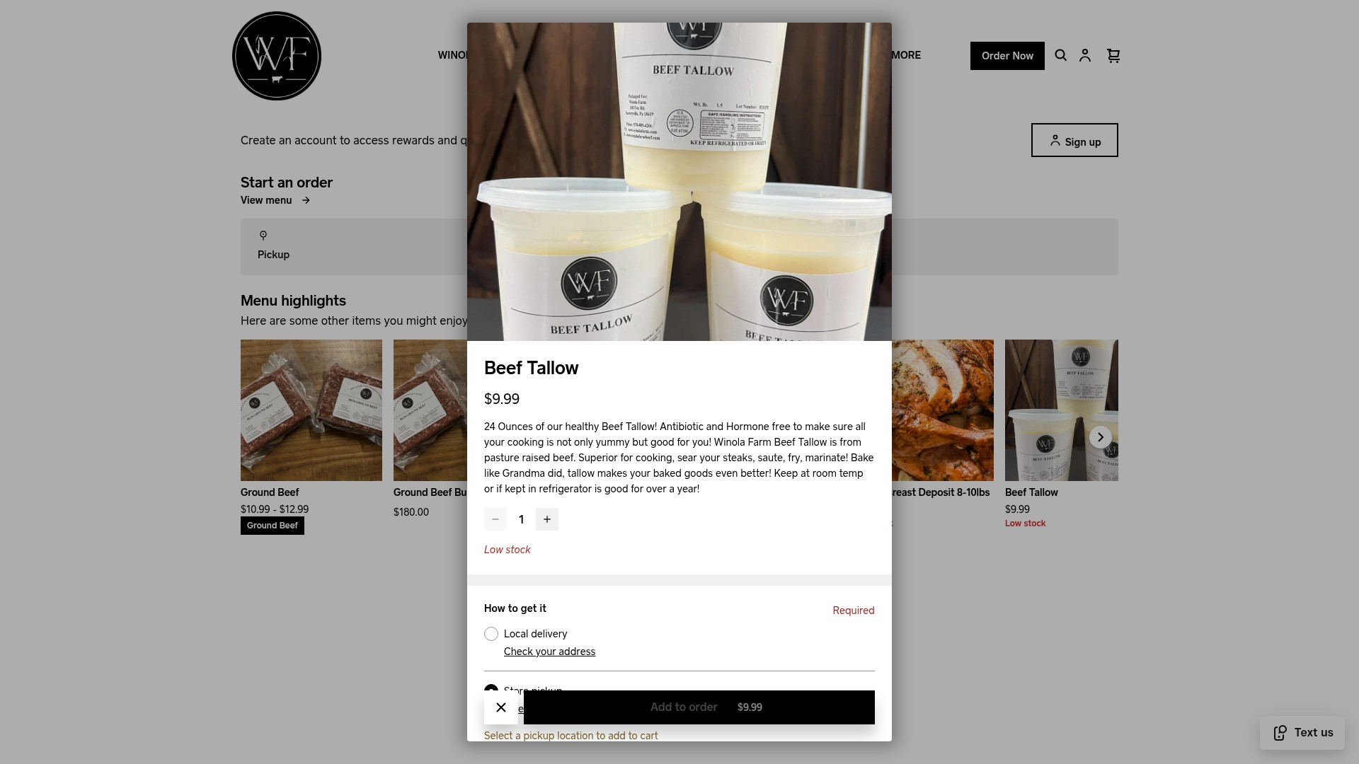Landing Page