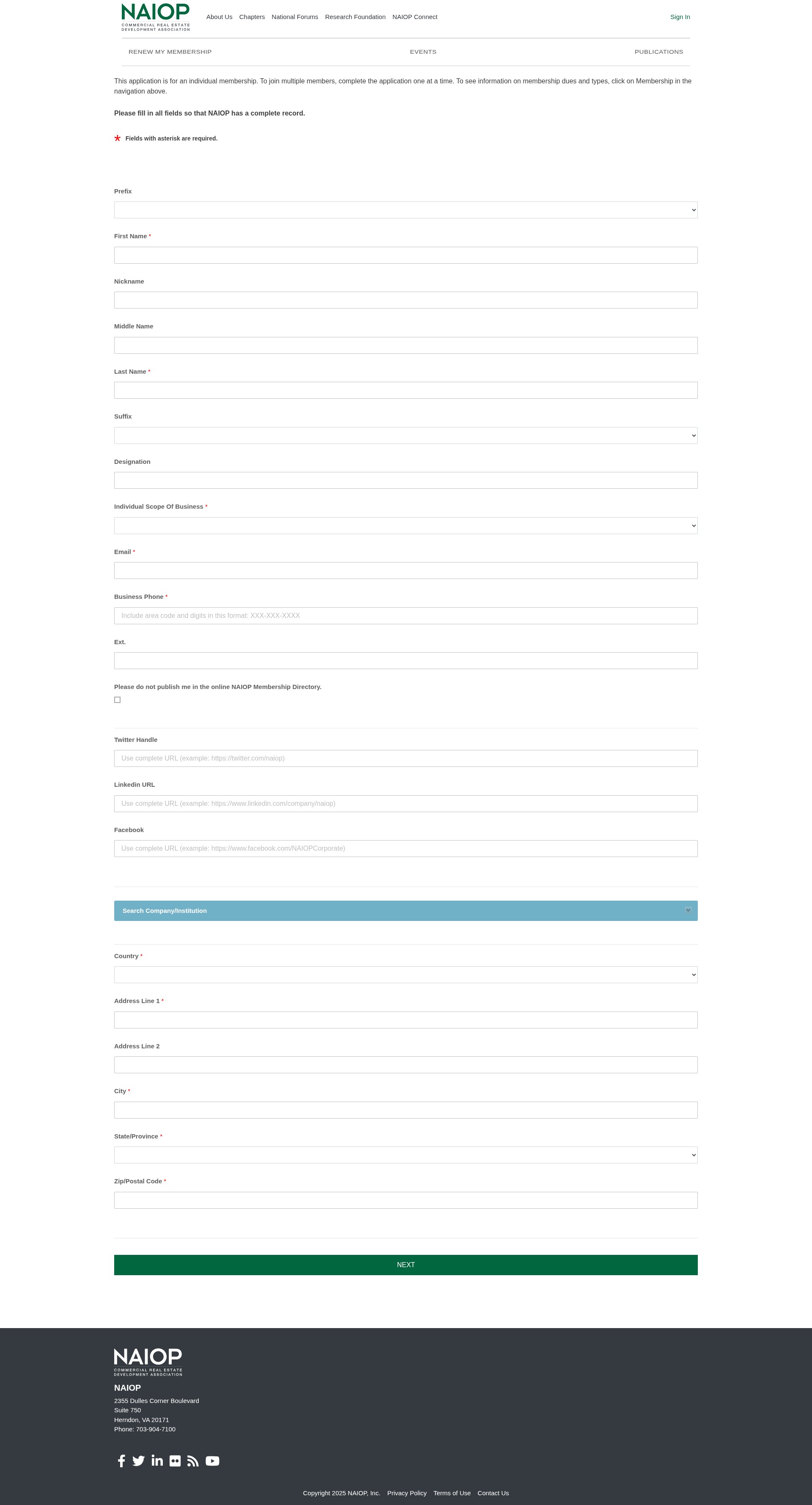 Landing Page