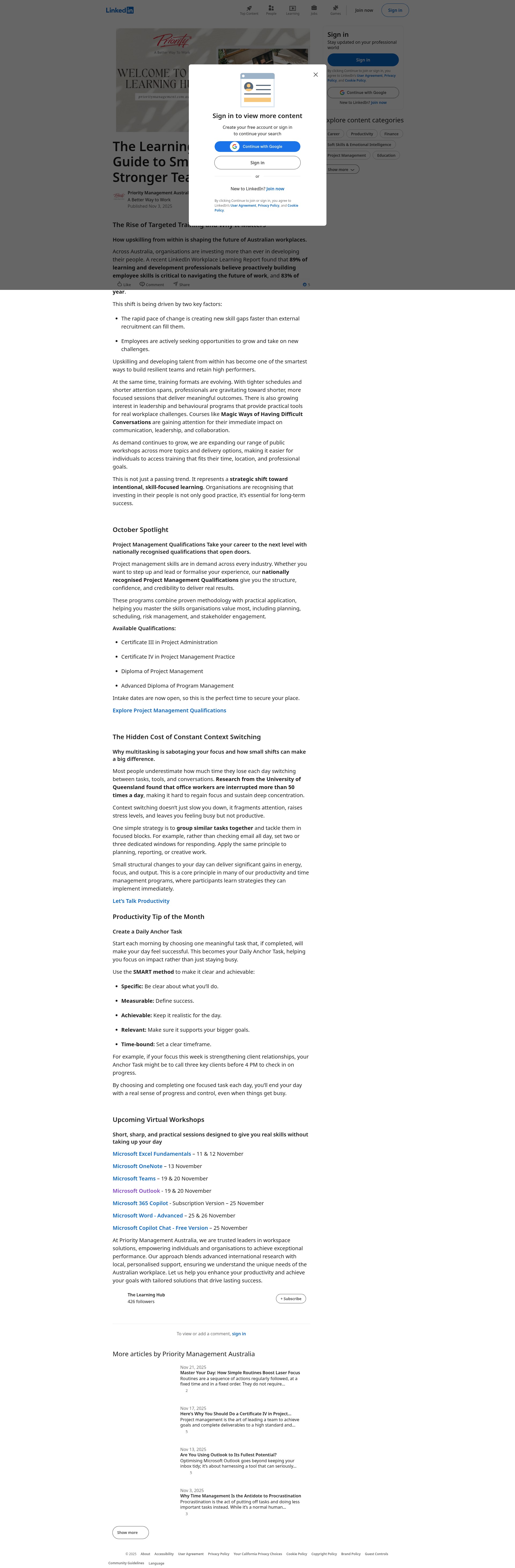 Landing Page