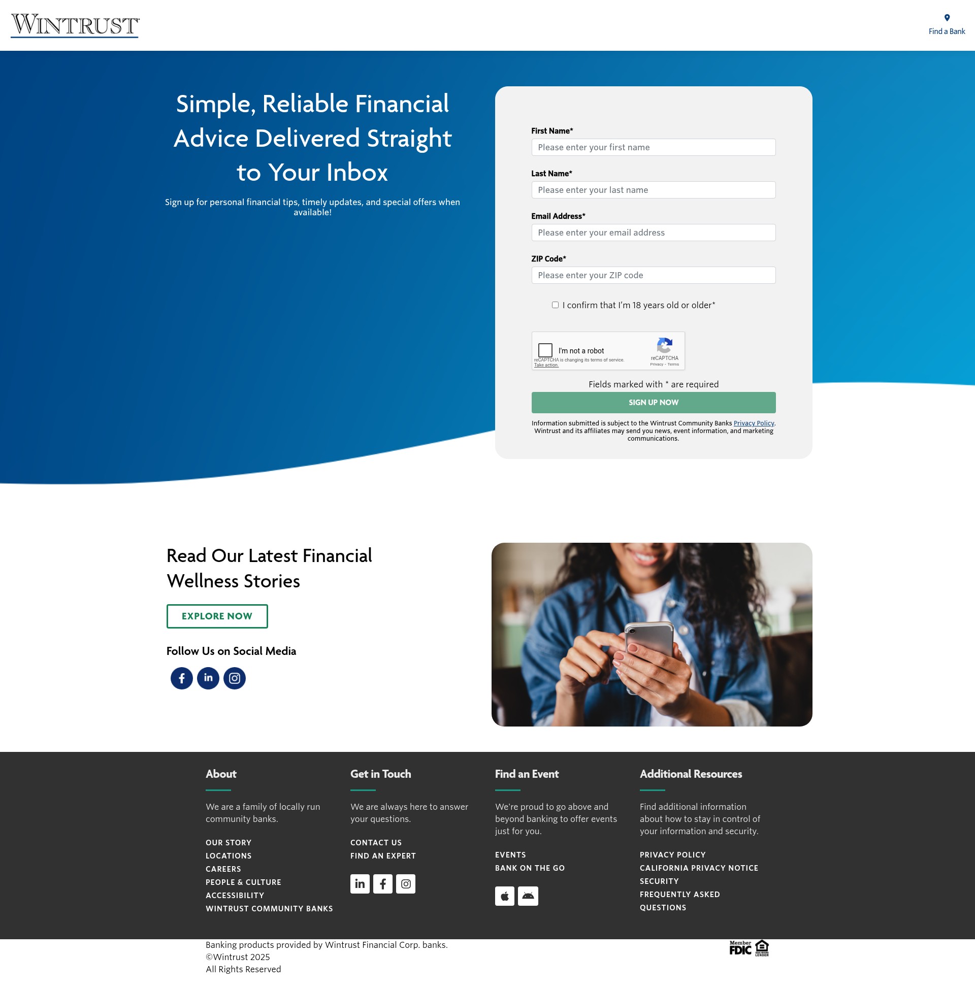 Landing Page