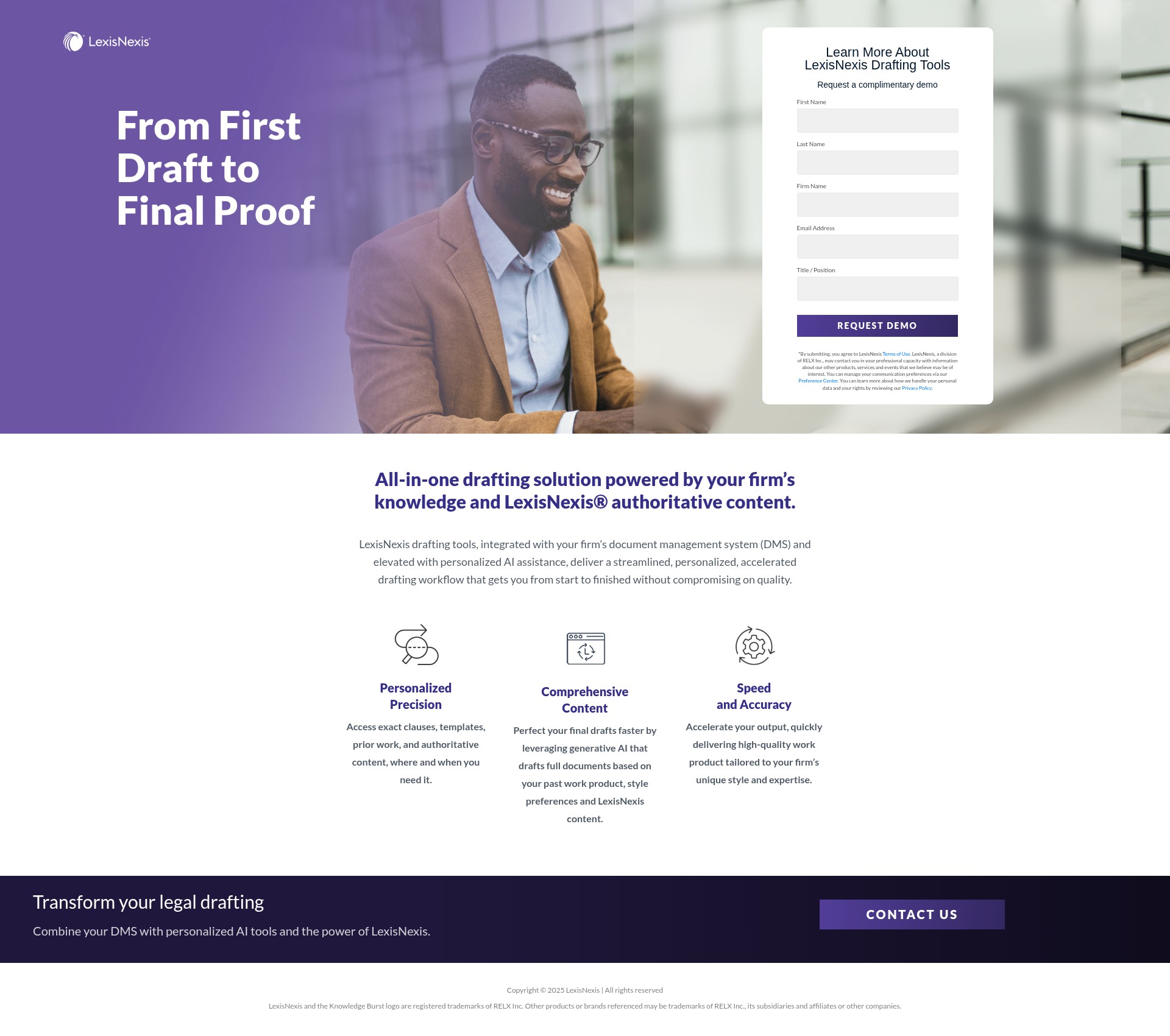 Landing Page