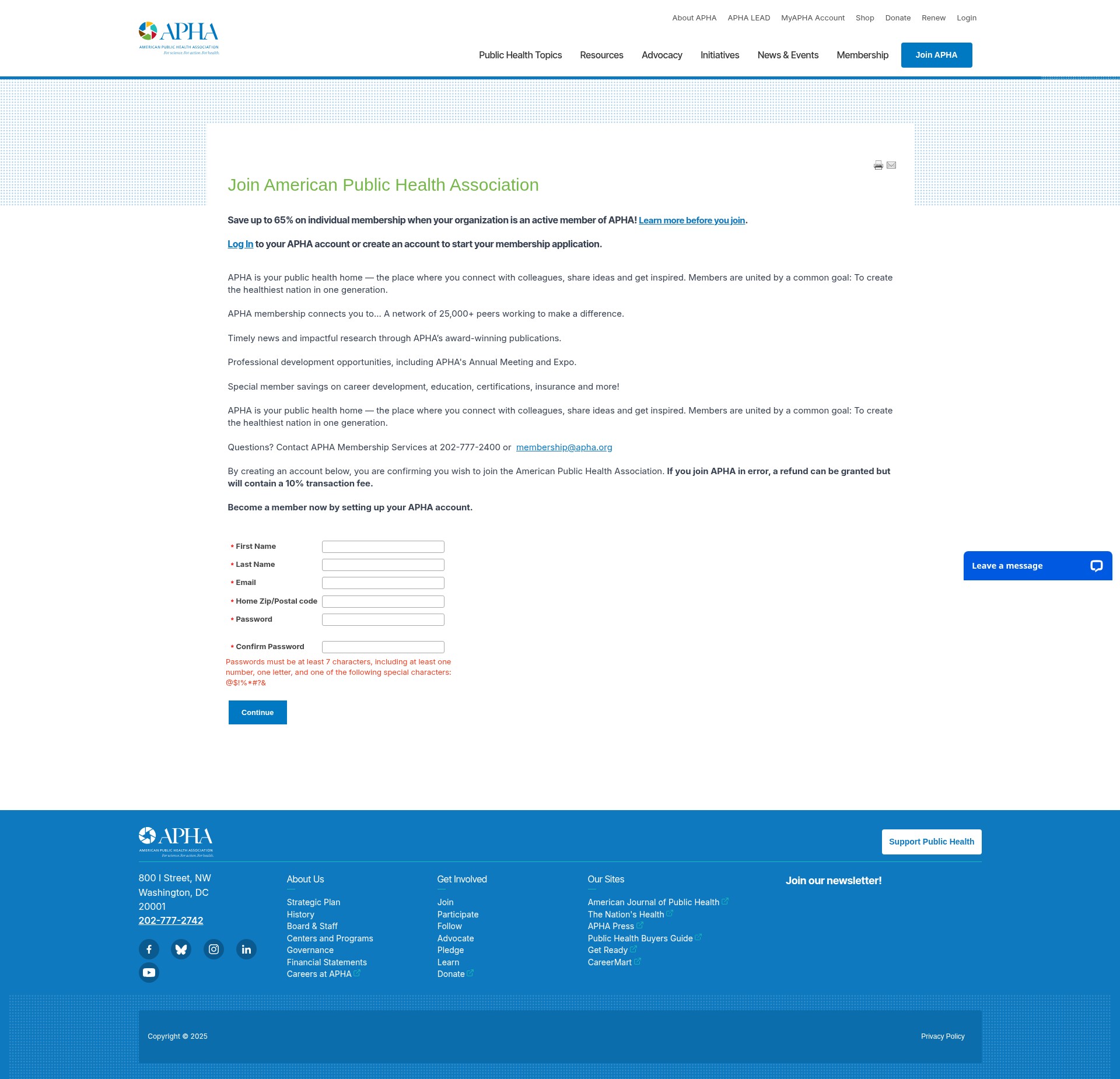 Landing Page