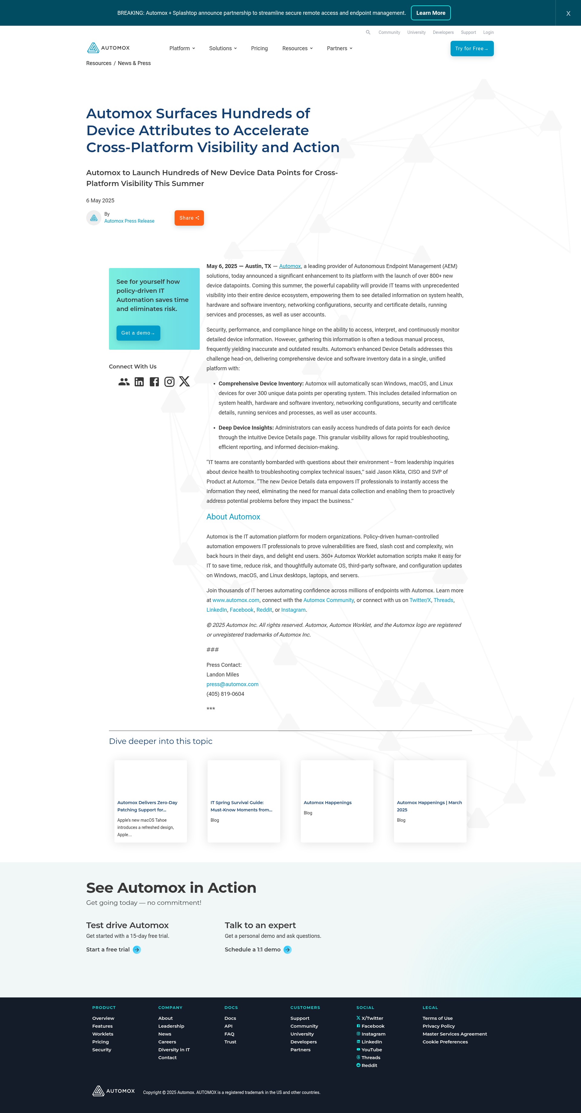 Landing Page
