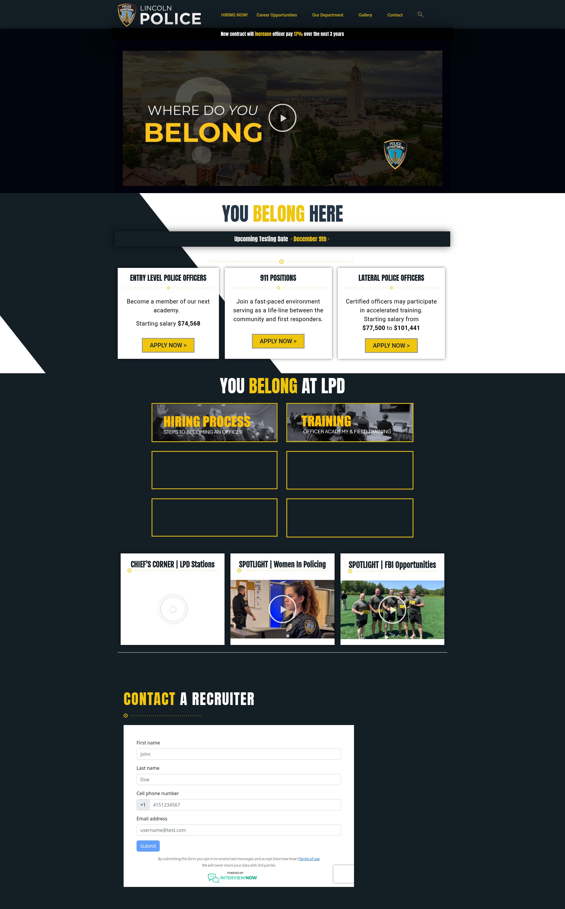 Landing Page