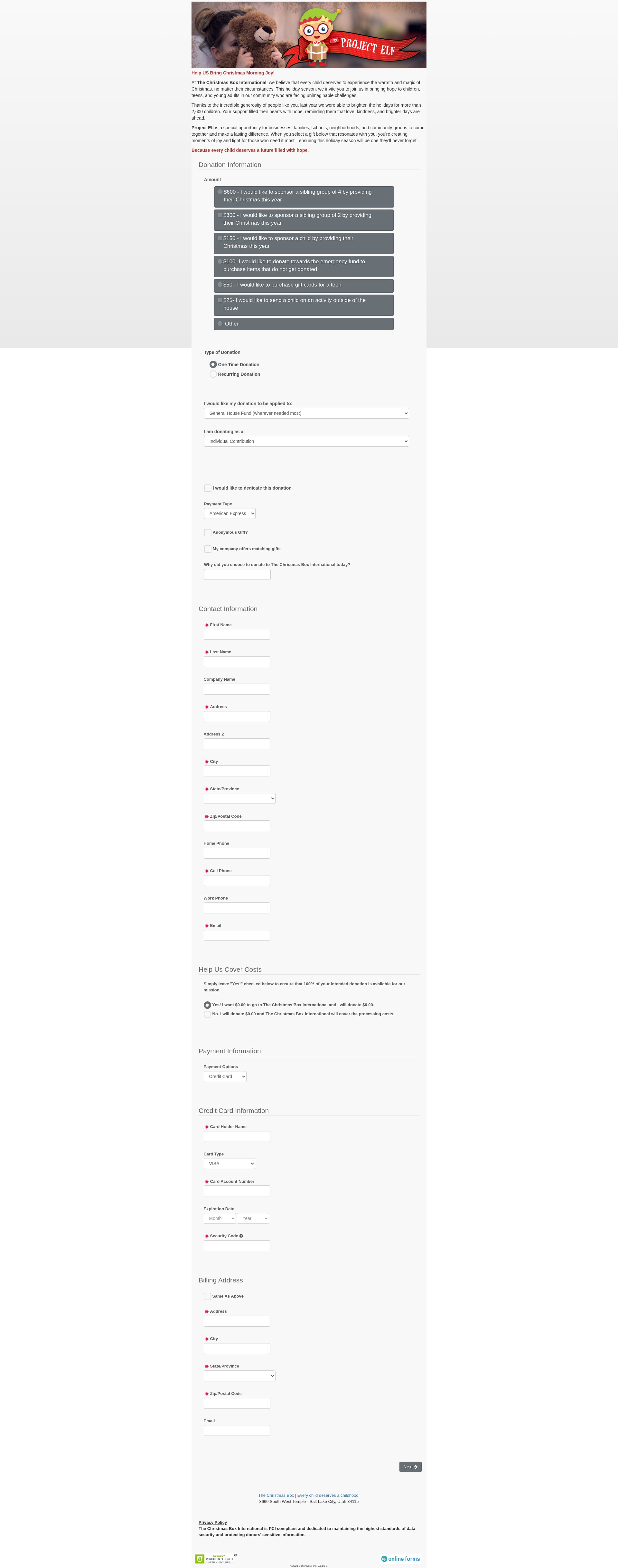 Landing Page