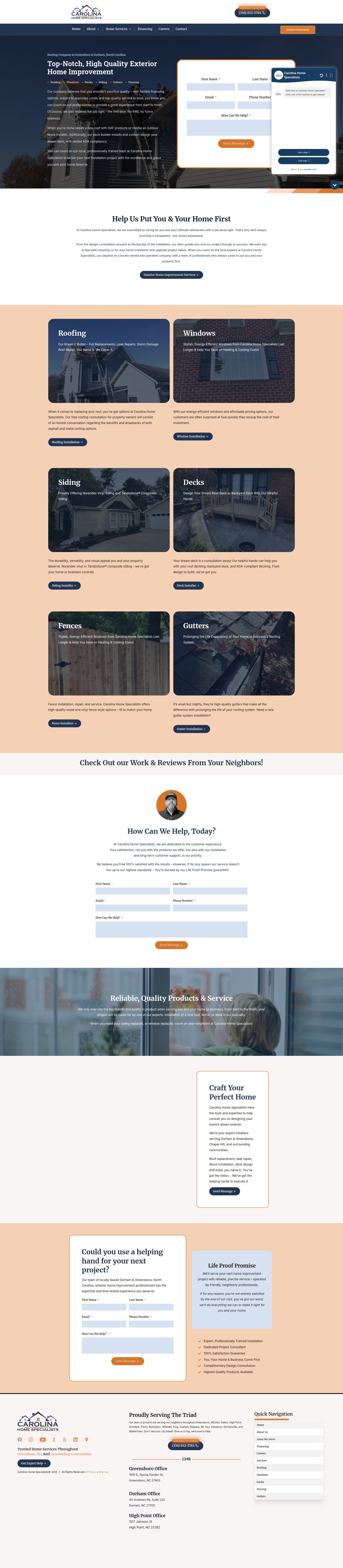 Landing Page