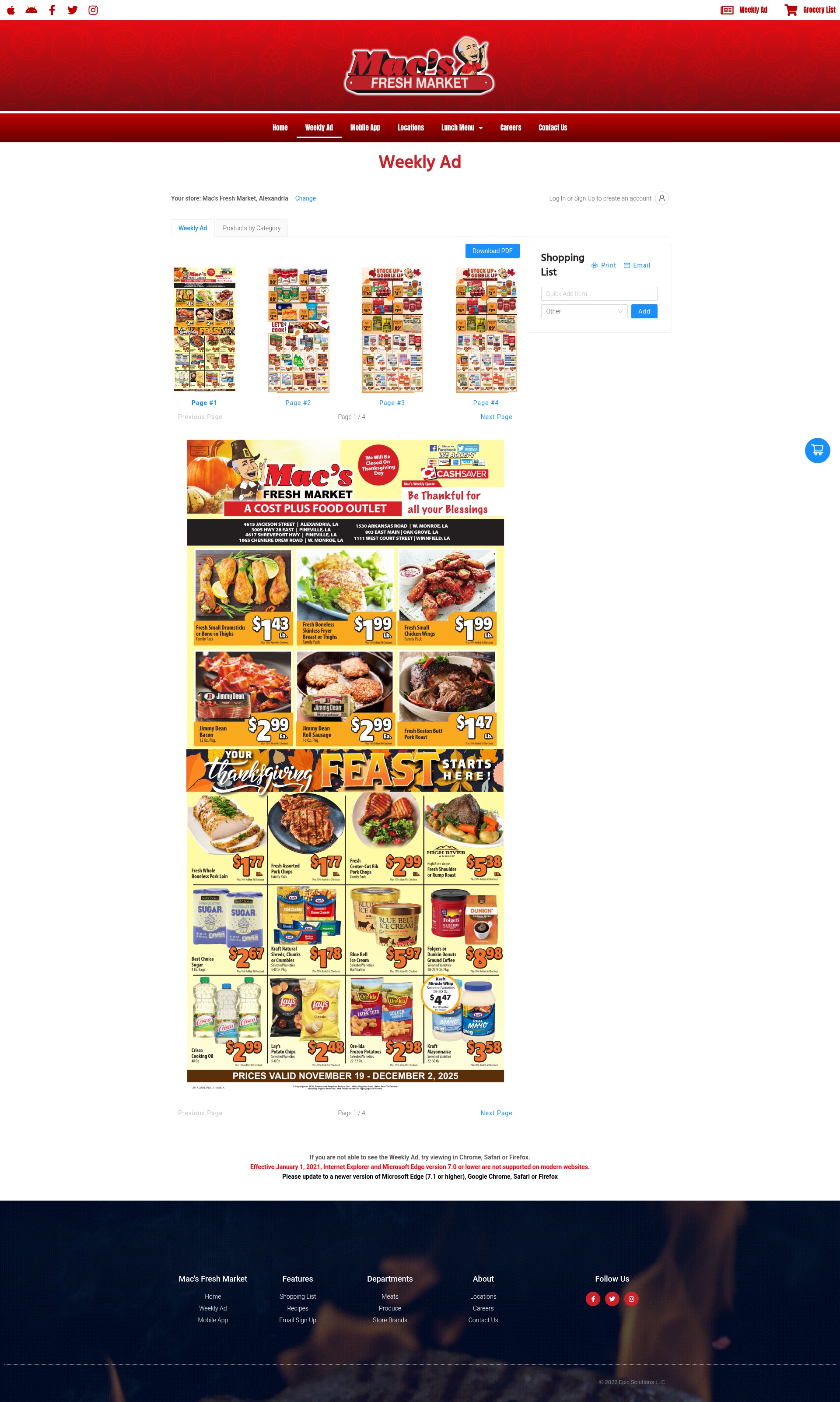 Landing Page