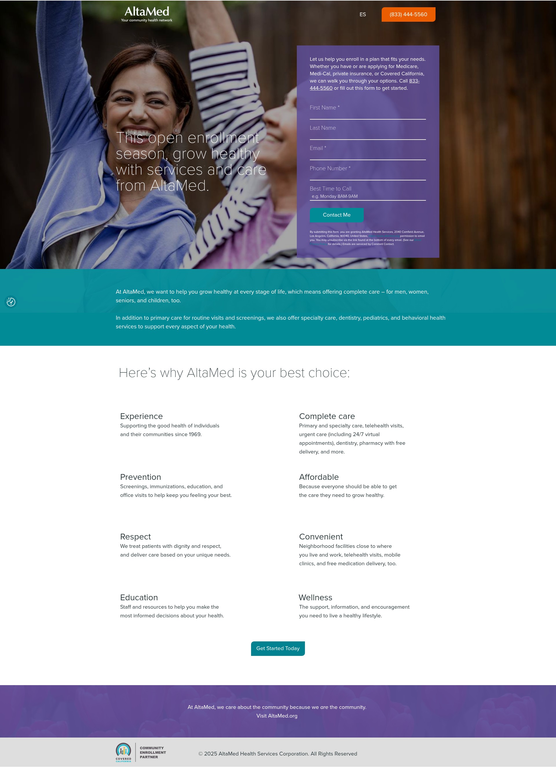 Landing Page