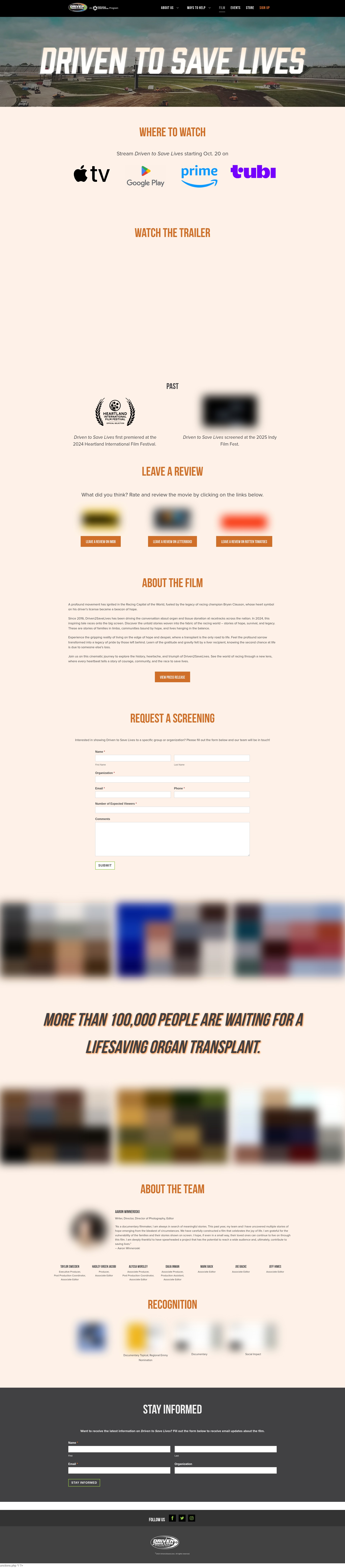 Landing Page