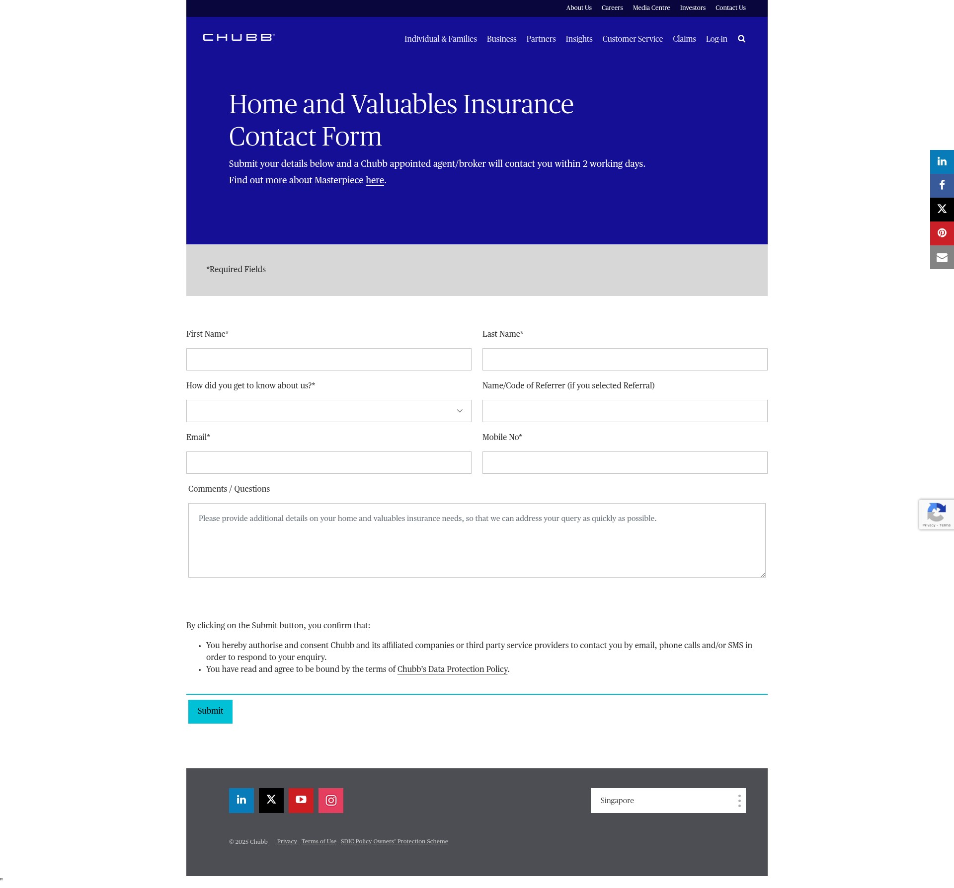 Landing Page