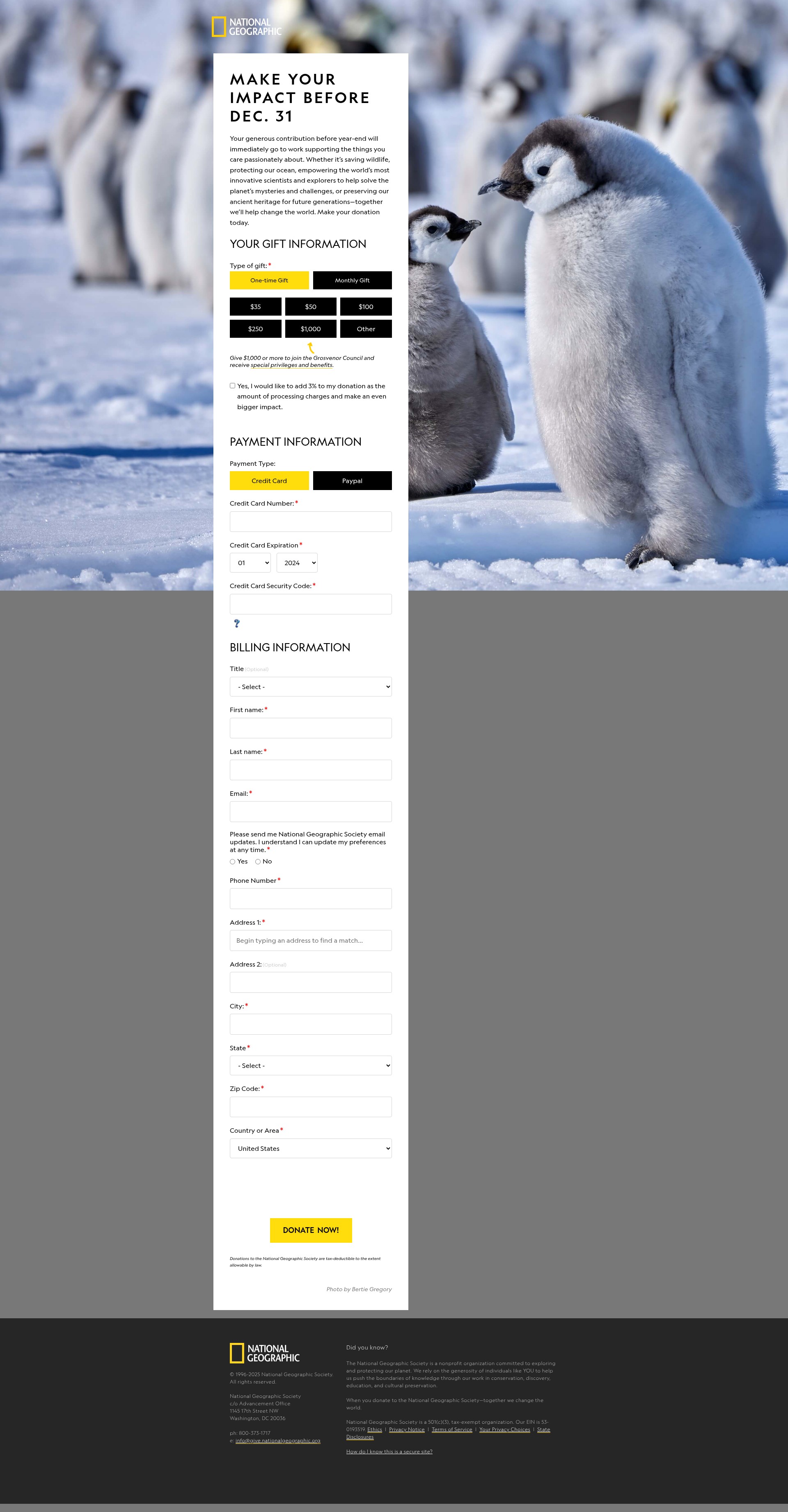 Landing Page