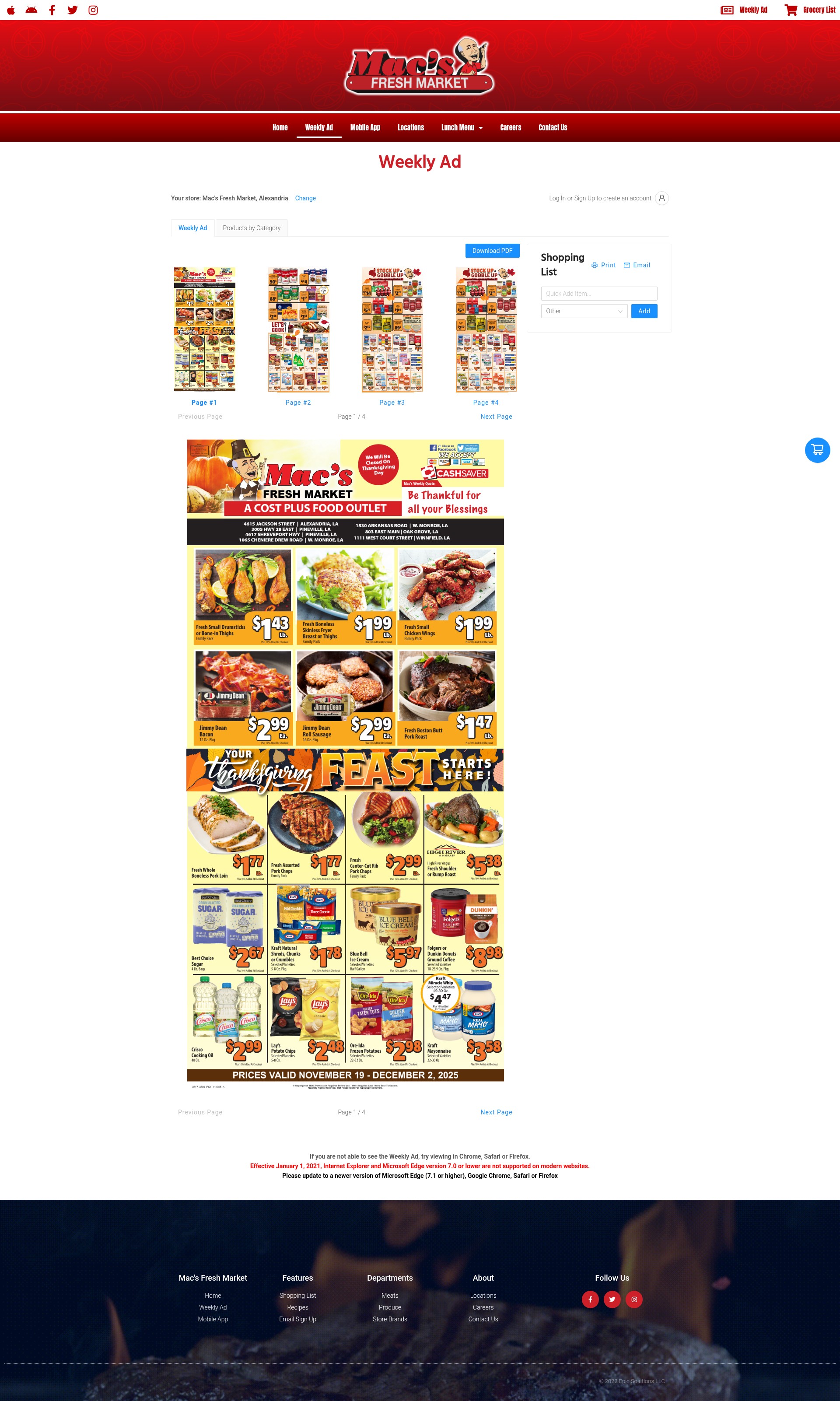 Landing Page