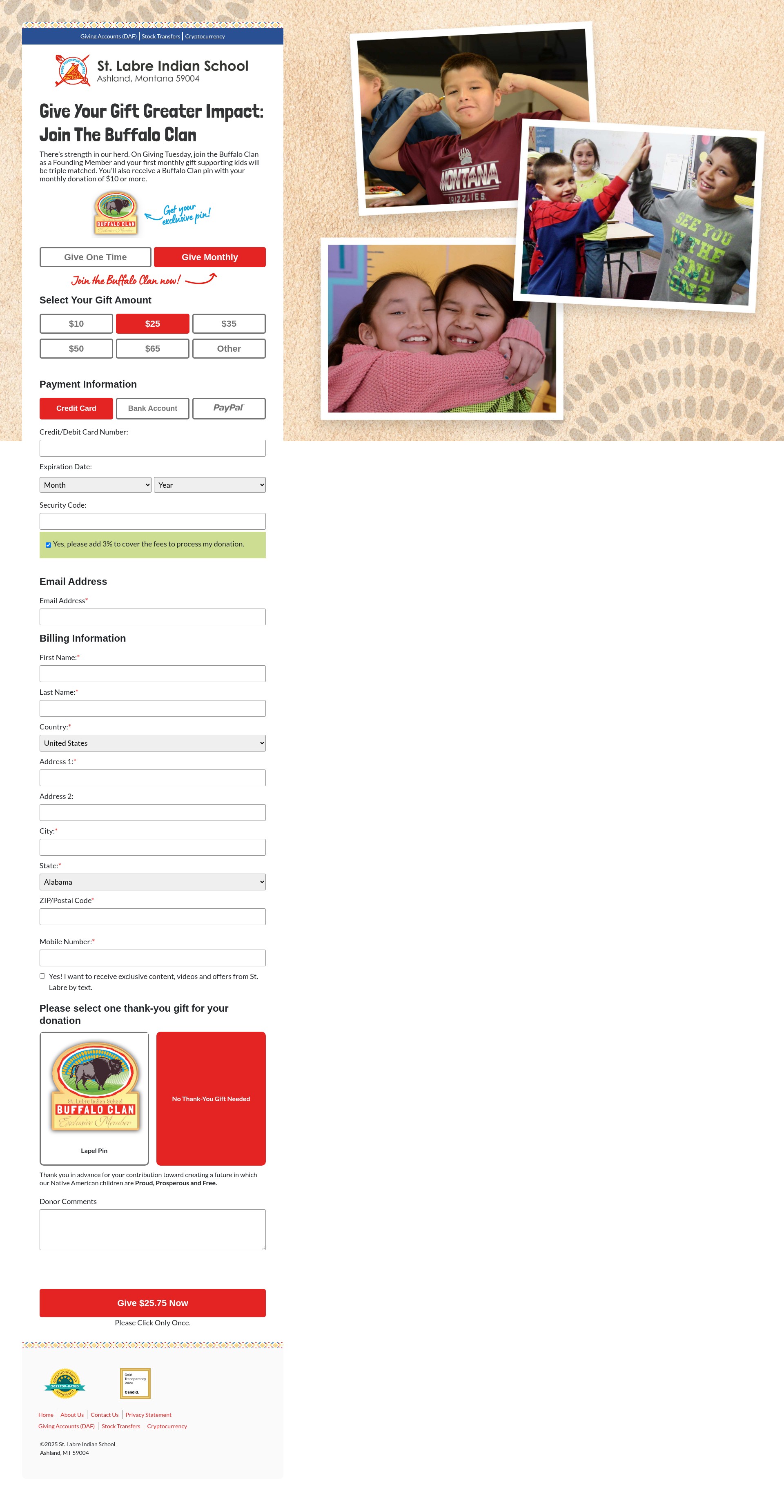 Landing Page