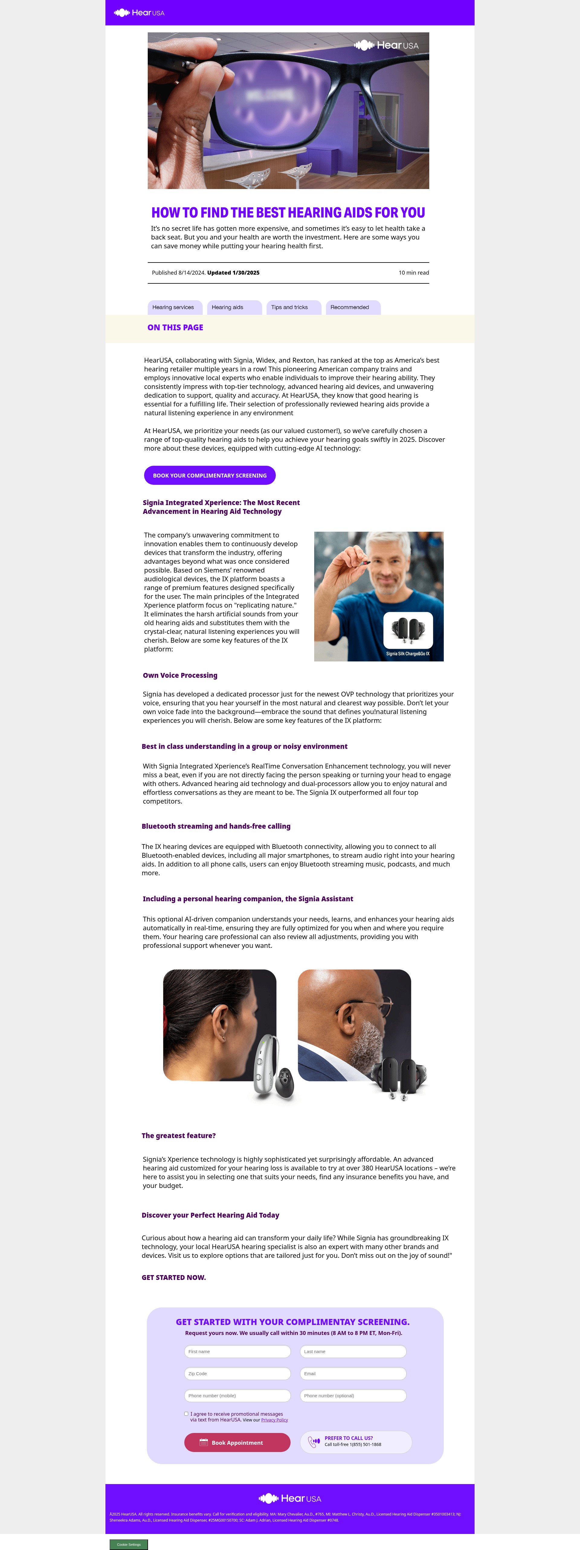 Landing Page