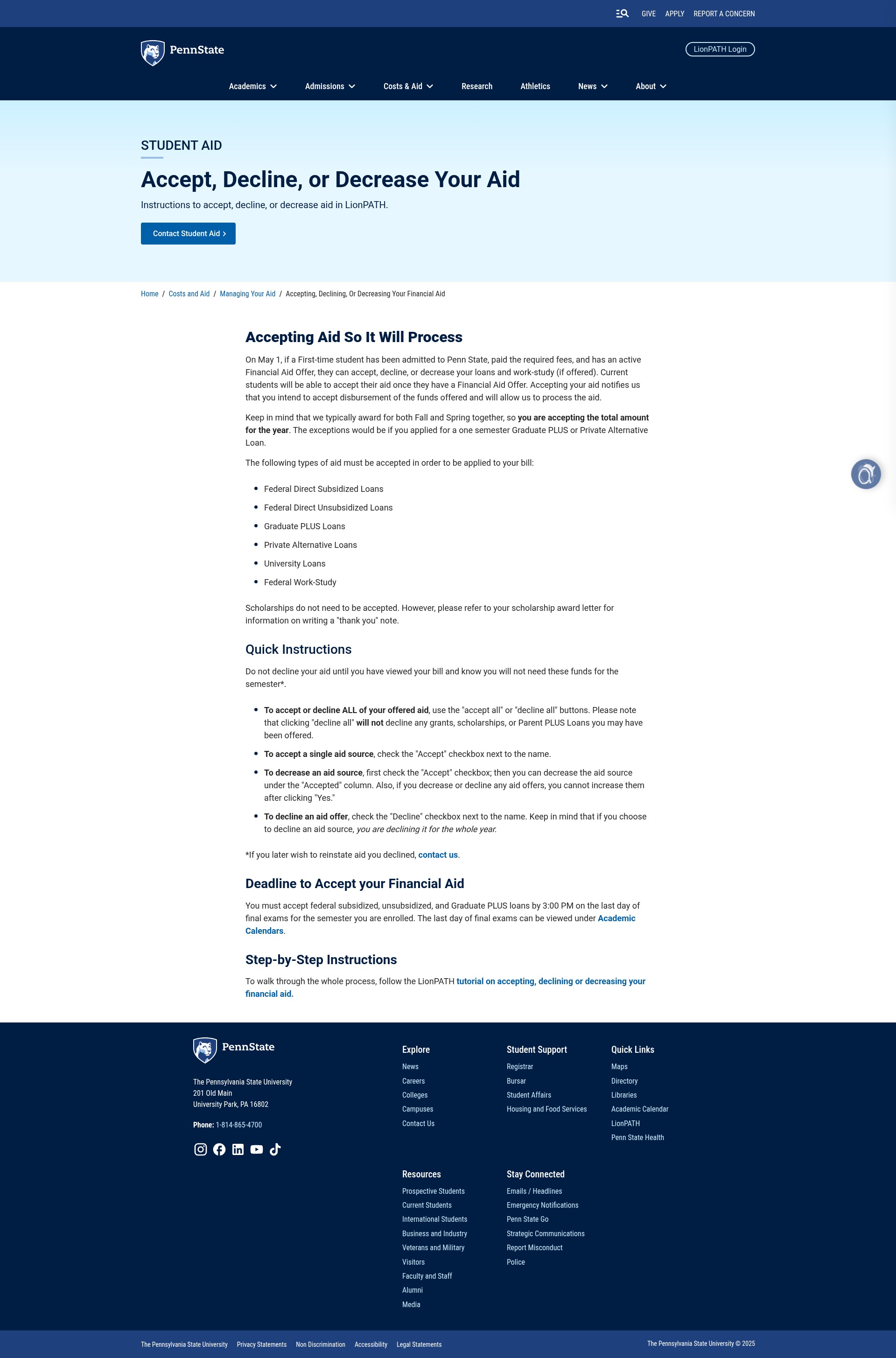 Landing Page
