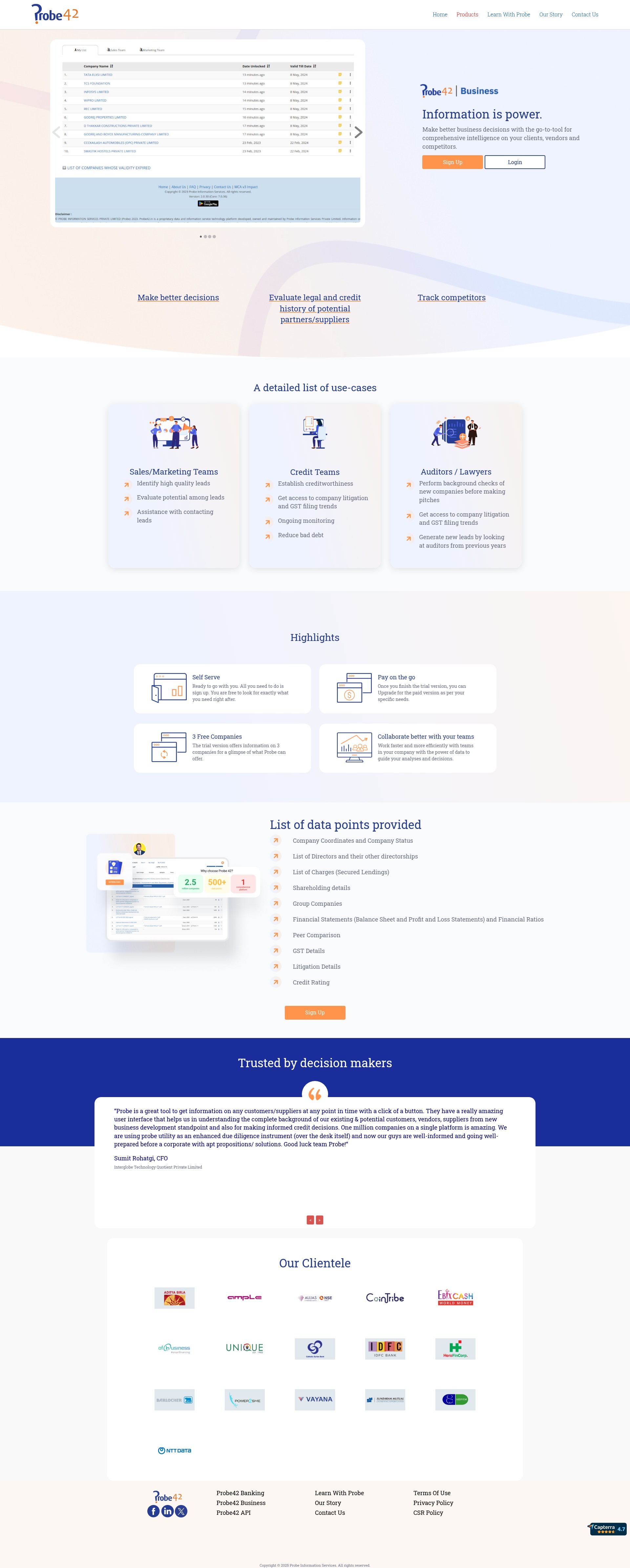Landing Page